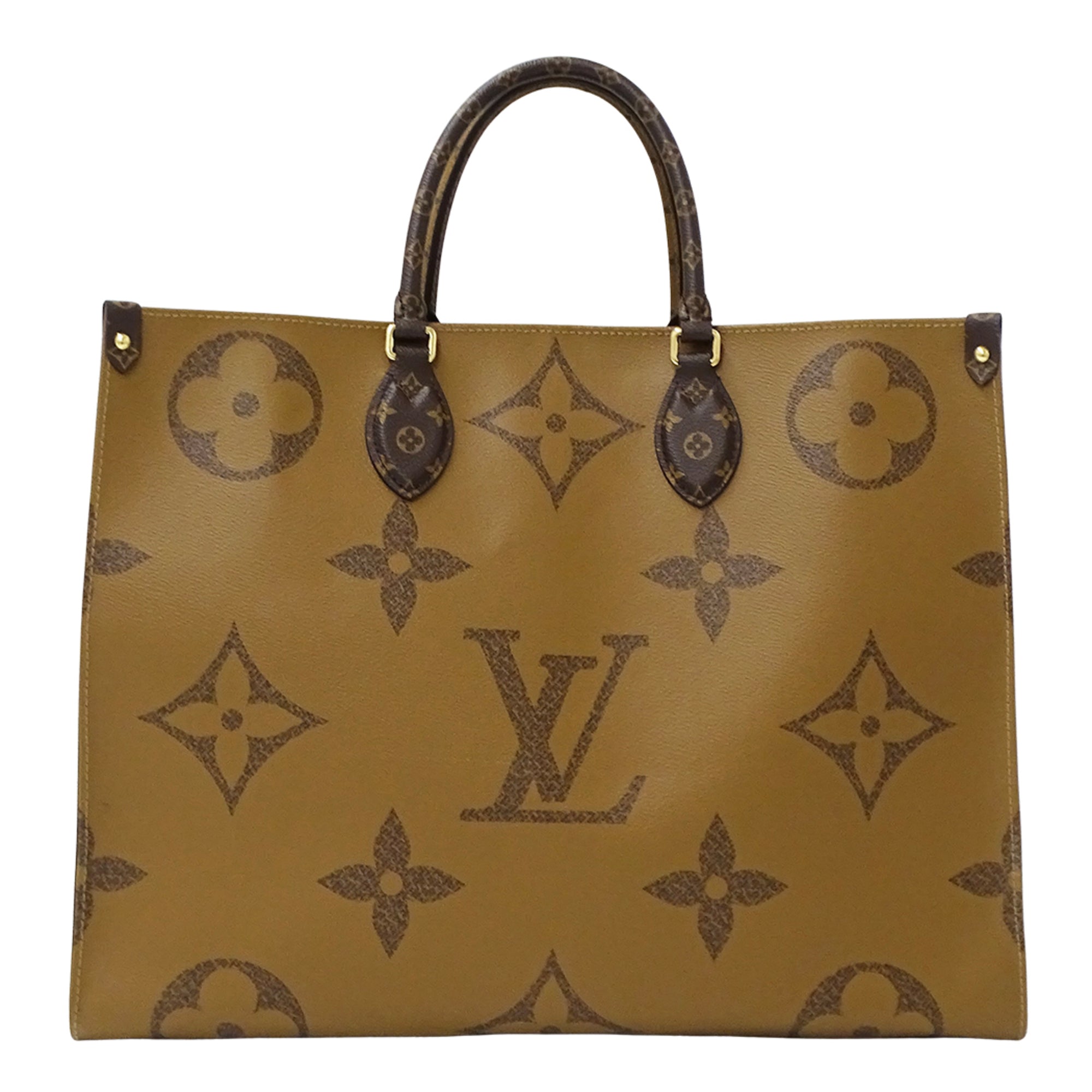 Louis Vuitton Monogram Monogram Reverse Monogram Canvas Handbag Shoulder Bag Tote Bag (Pre-Owned)