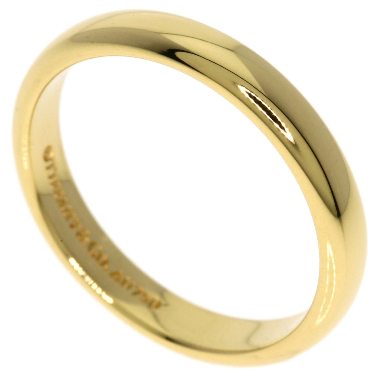 Tiffany Yellow Gold (18K) Band Ring (Pre-Owned)