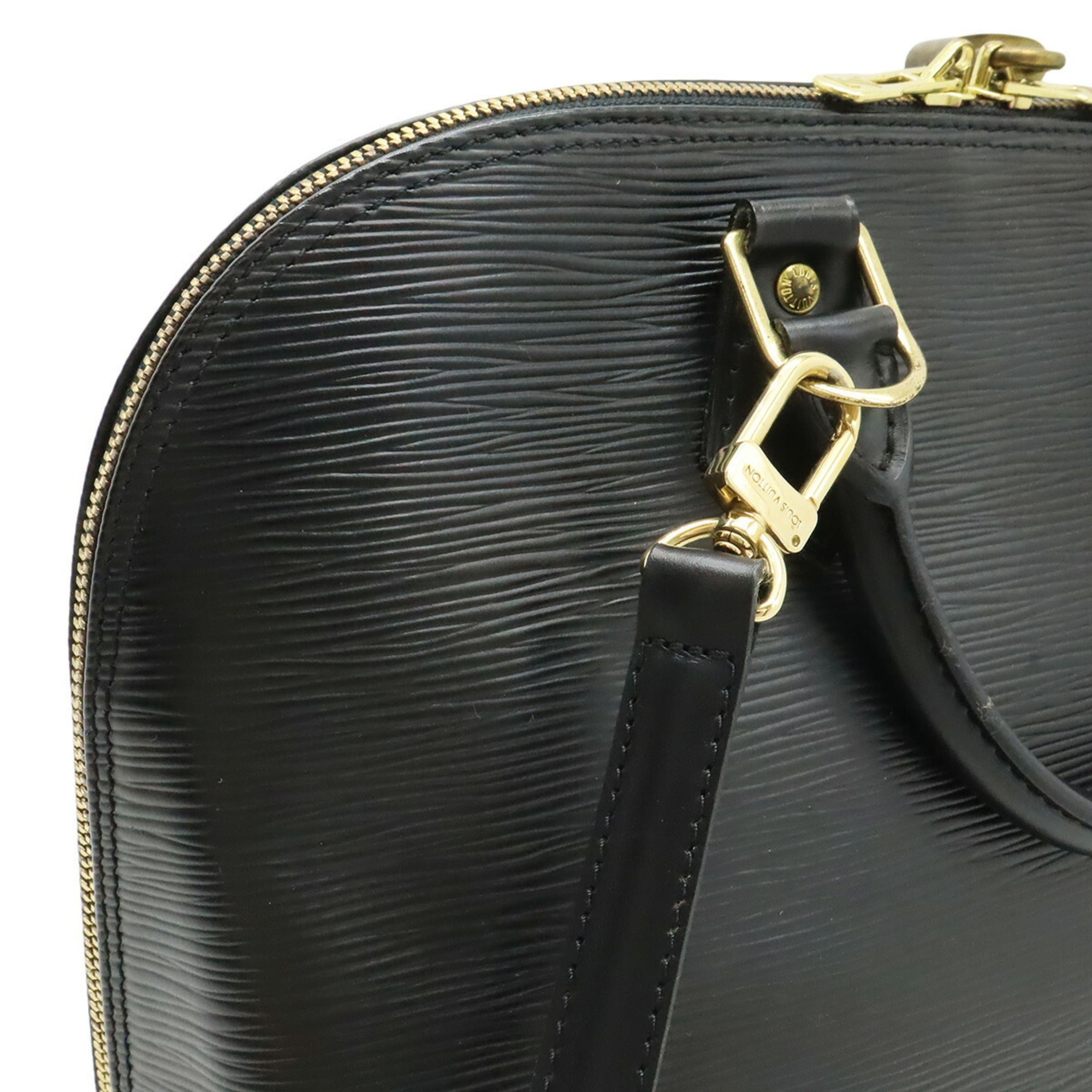 Louis Vuitton Black Noir Epi Leather Handbag (Pre-Owned)