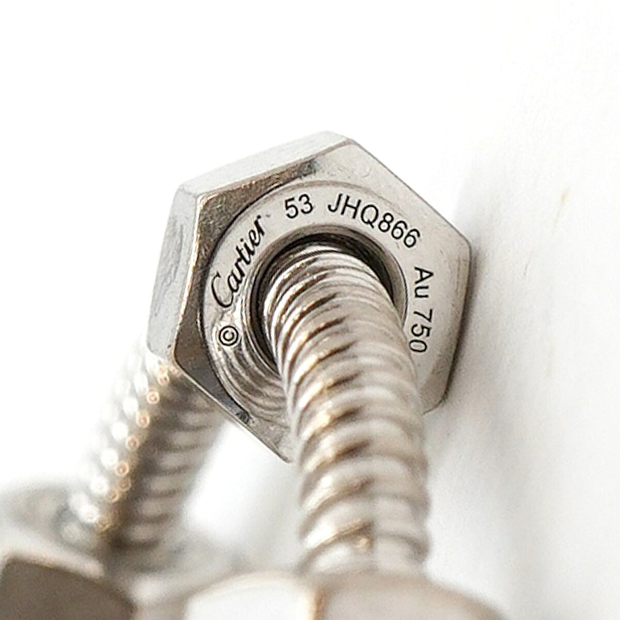 Cartier White Gold (18K) Band Ring (Pre-Owned)