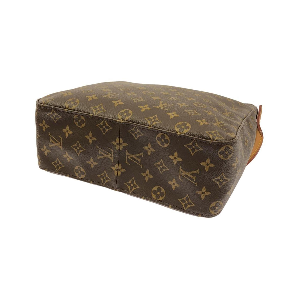 Louis Vuitton Monogram Marron Coated Canvas Shoulder Bag (Pre-Owned)