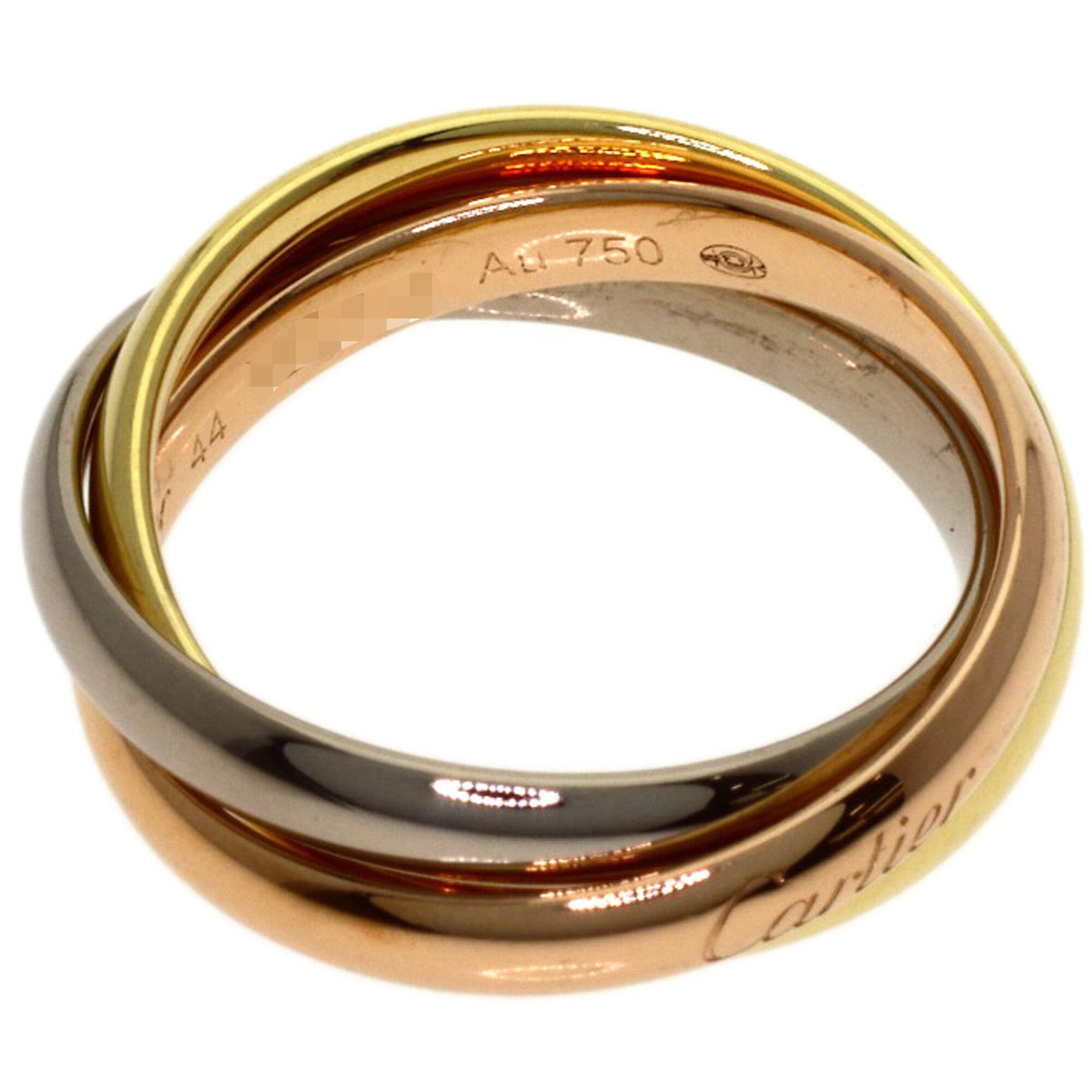 Cartier Yellow Gold (18K) Pink Gold (18K) White Gold (18K) Band Ring (Pre-Owned)