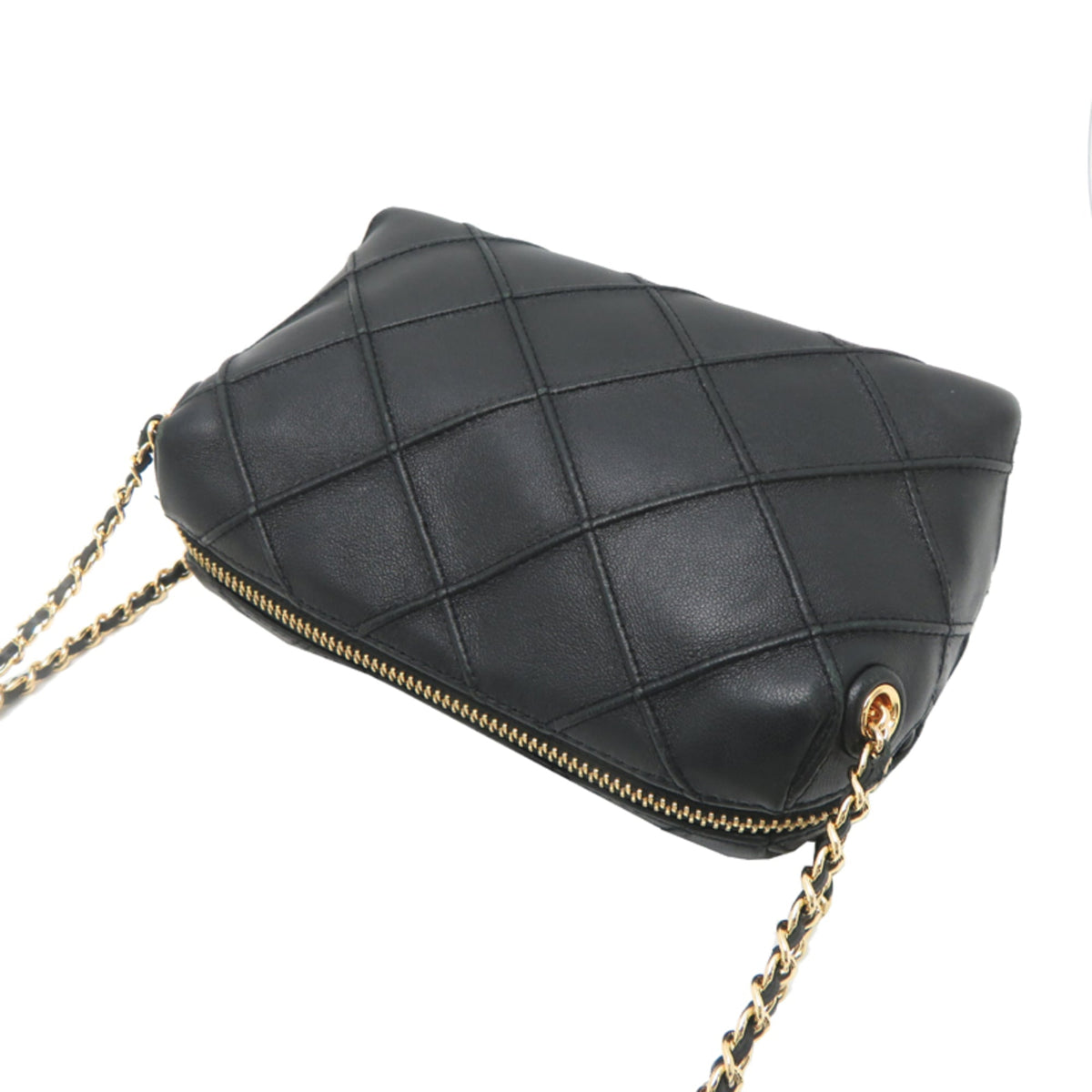 Tory Burch Black Leather Crossbody Bag Shoulder Bag (Pre-Owned)