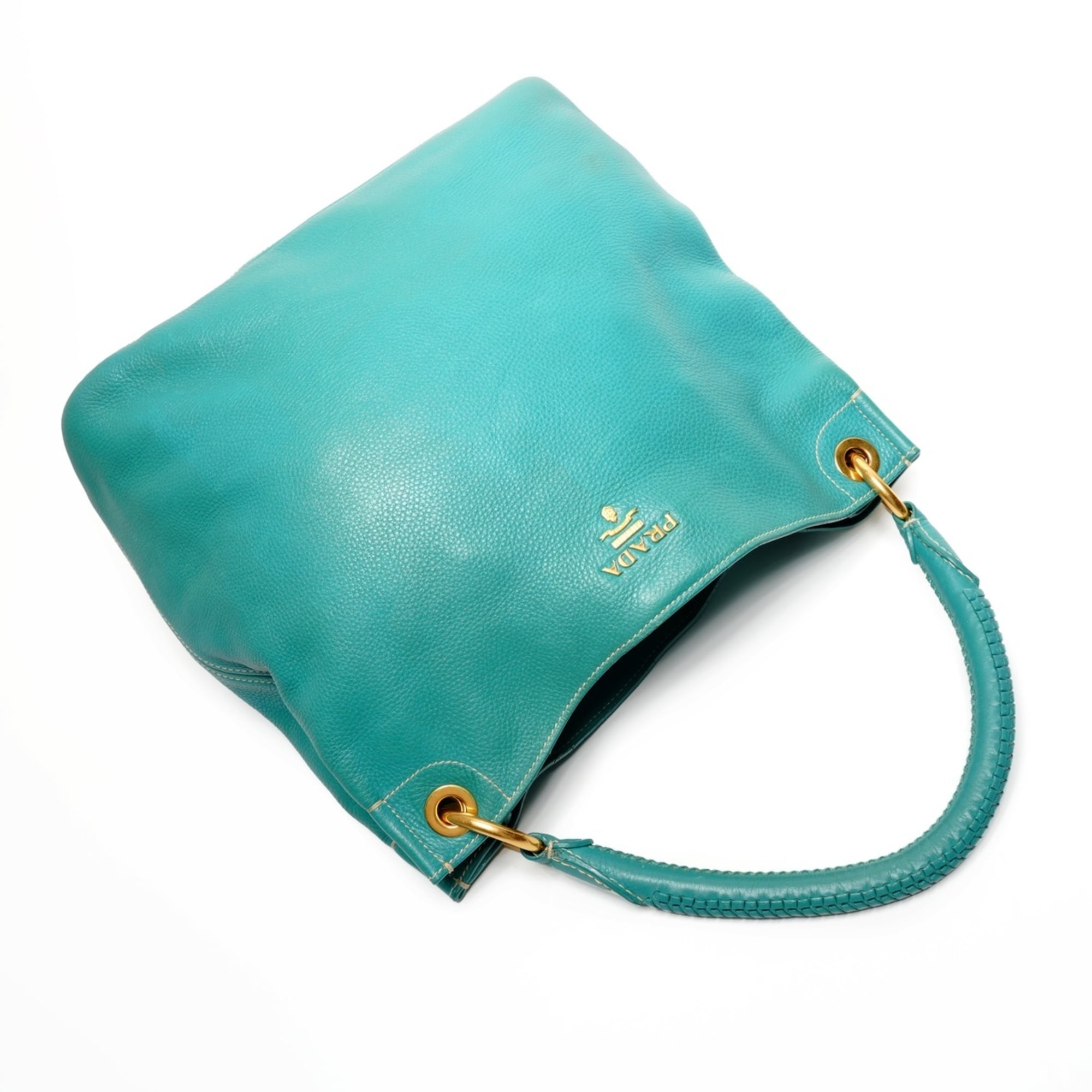 Prada Green Shoulder Bag (Pre-Owned)