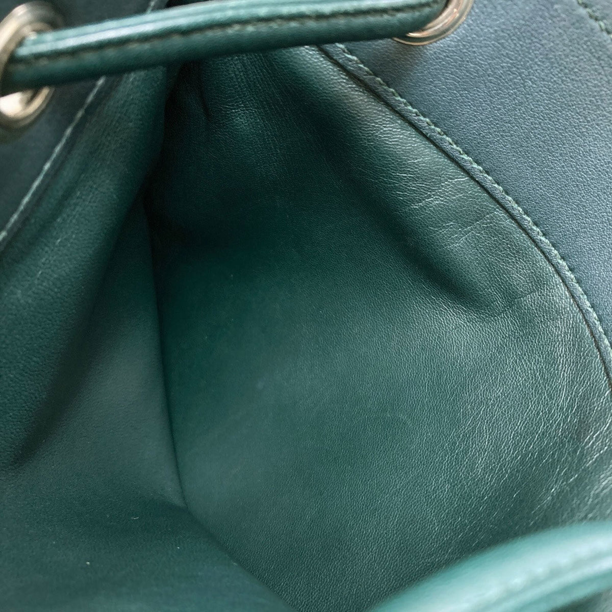 Hermes Green Swift Leather Shoulder Bag (Pre-Owned)