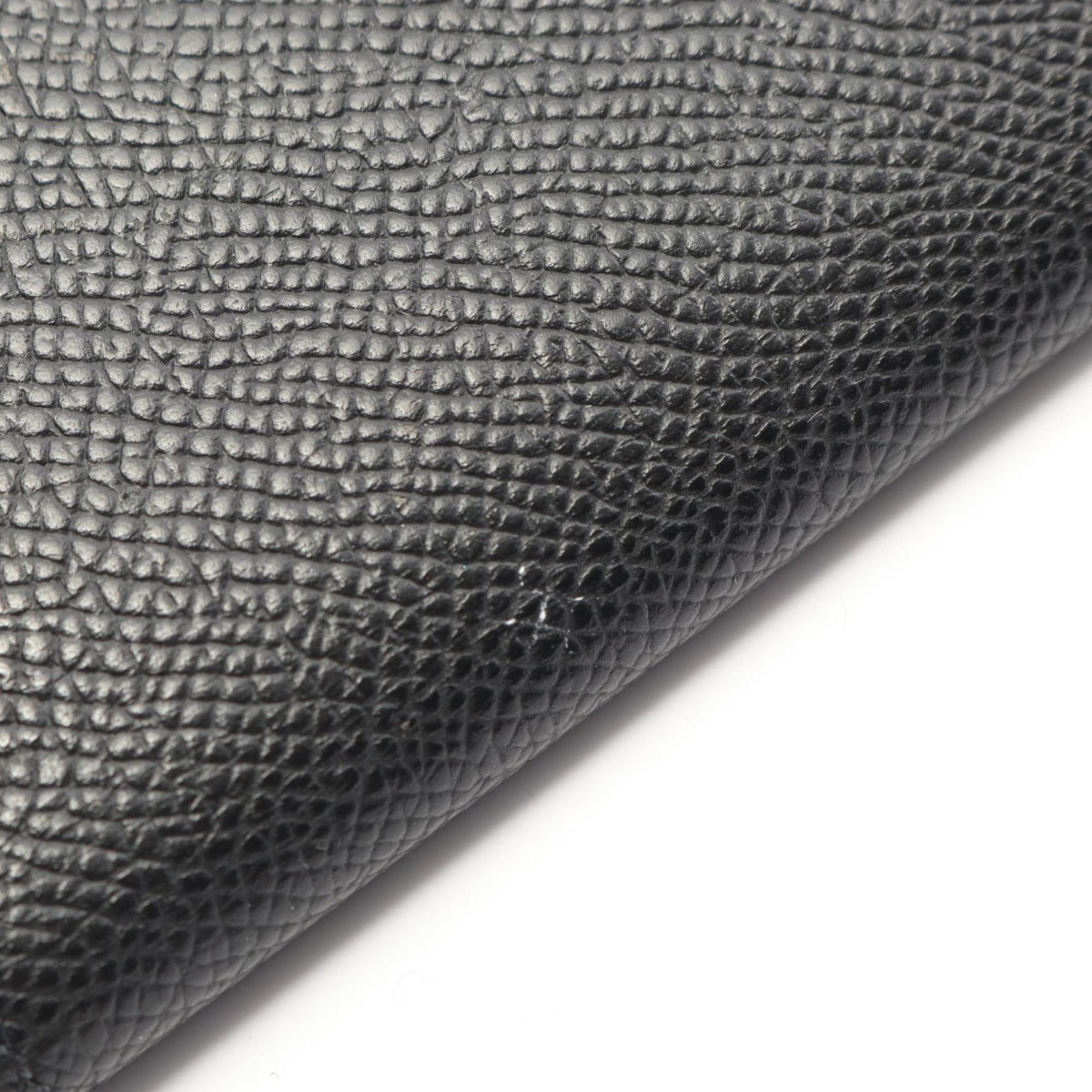 Hermes Black Epsom Leather Long Wallet (Bi-Fold) (Pre-Owned)