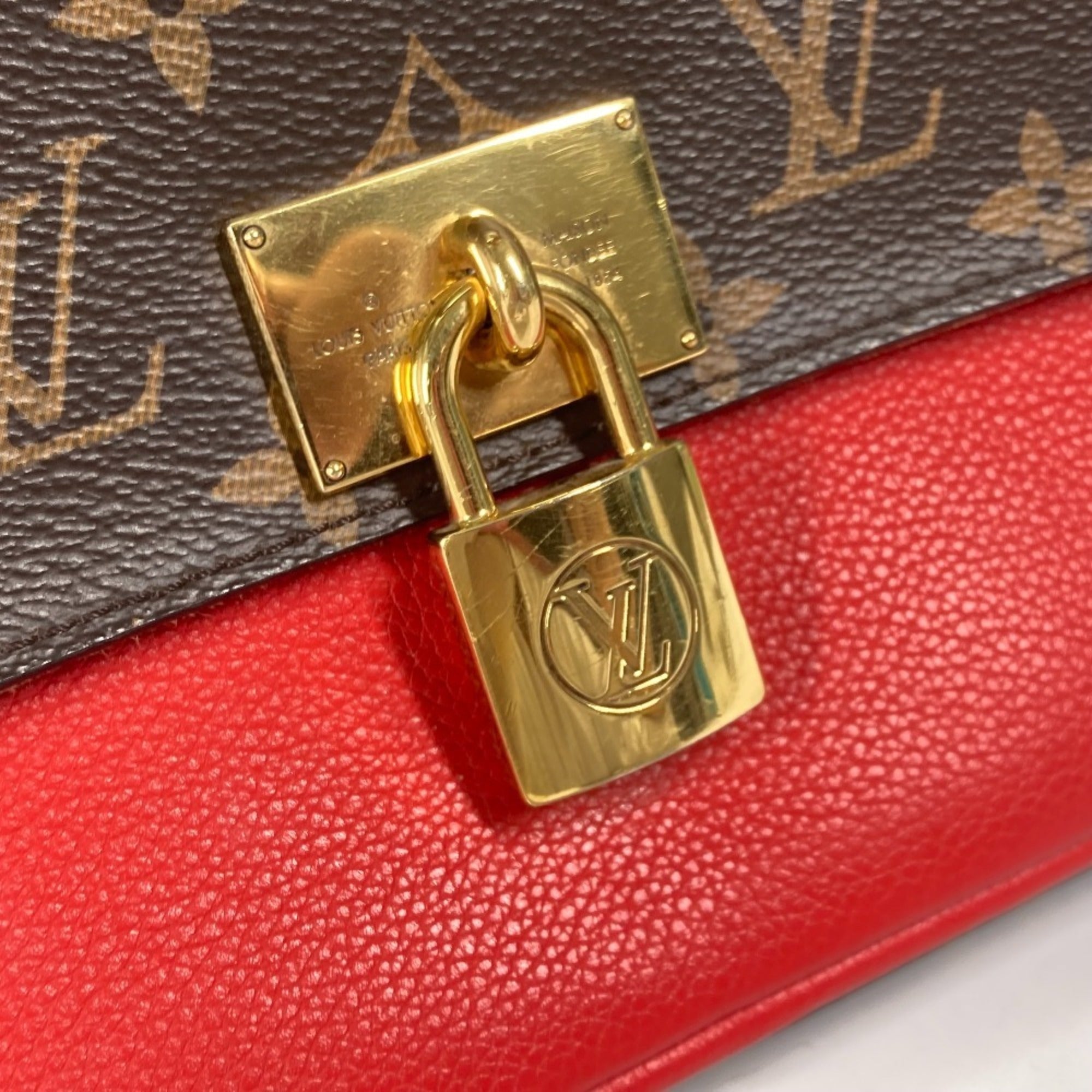 Louis Vuitton Coquelicots Monogram Handbag Shoulder Bag Tote Bag (Pre-Owned)