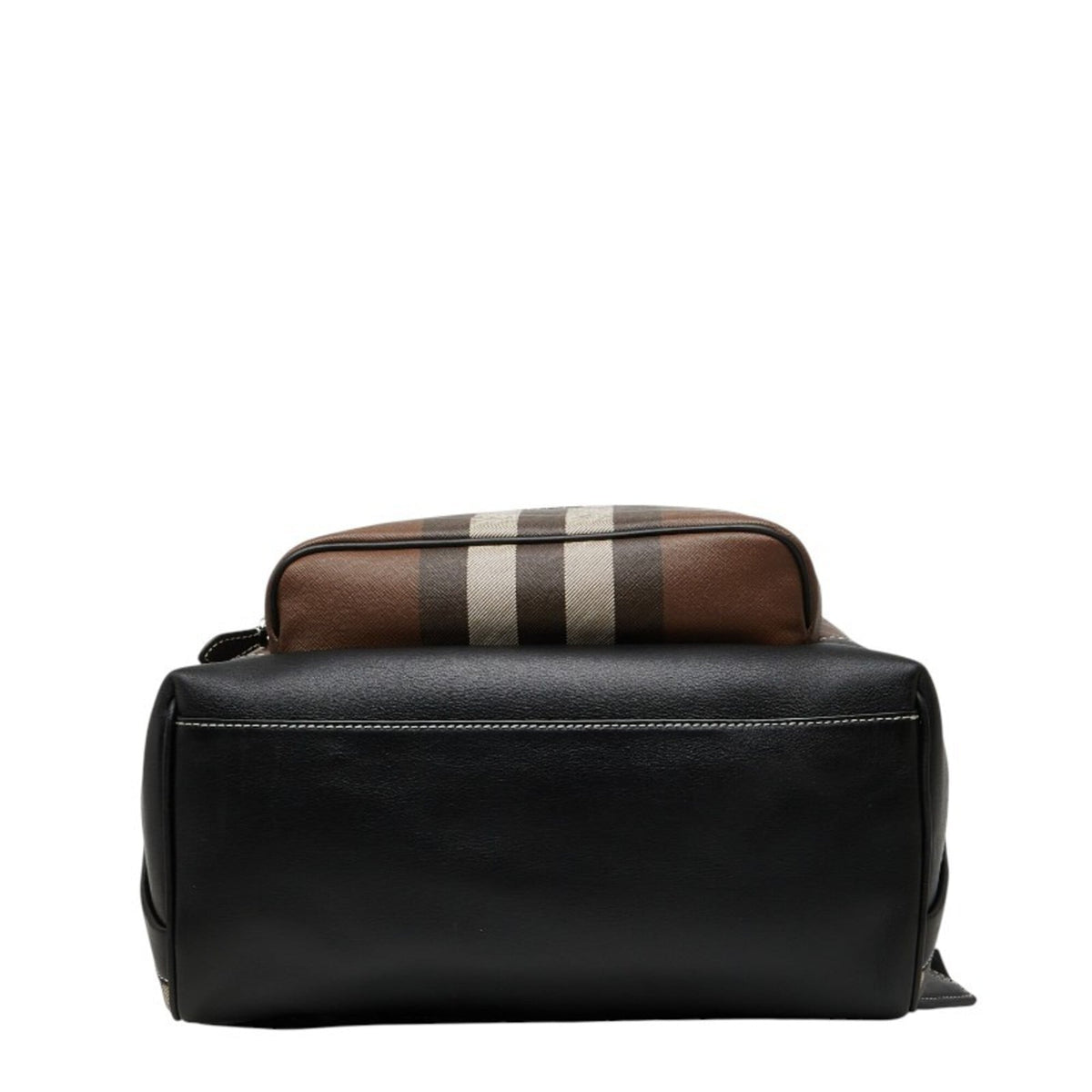 Burberry Brown Pvc Leather Backpack (Pre-Owned)