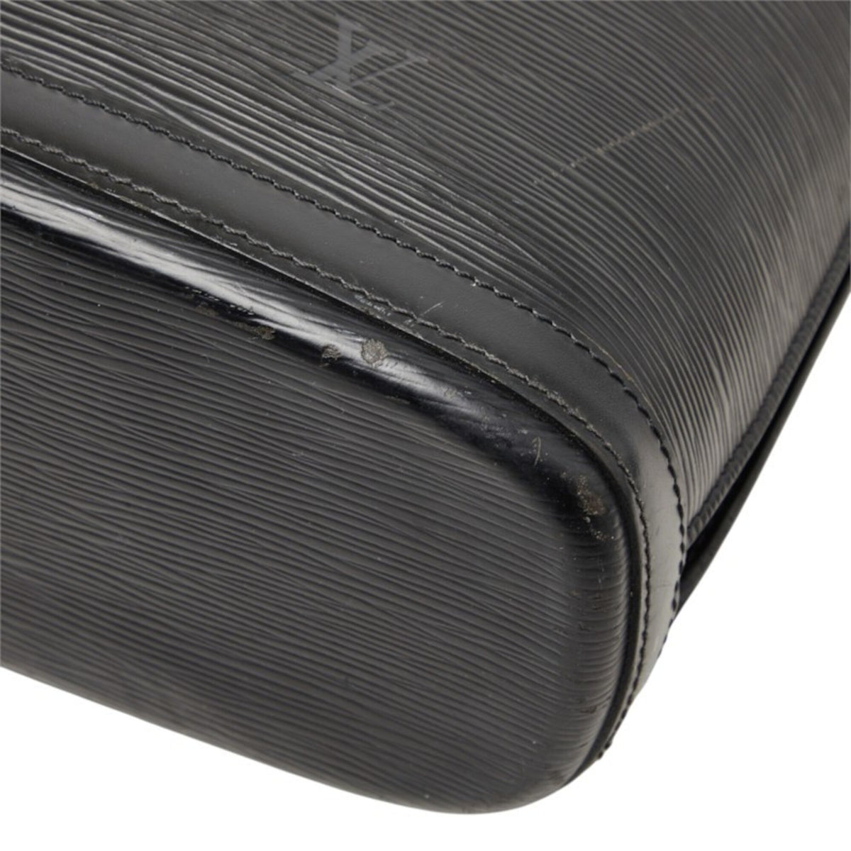 Louis Vuitton Epi Black Noir Leather Shoulder Bag Tote Bag (Pre-Owned)