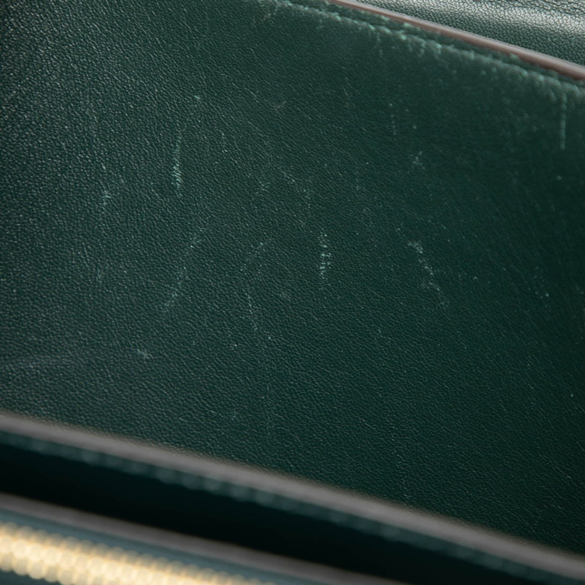 Celine Green Leather Shoulder Bag (Pre-Owned)
