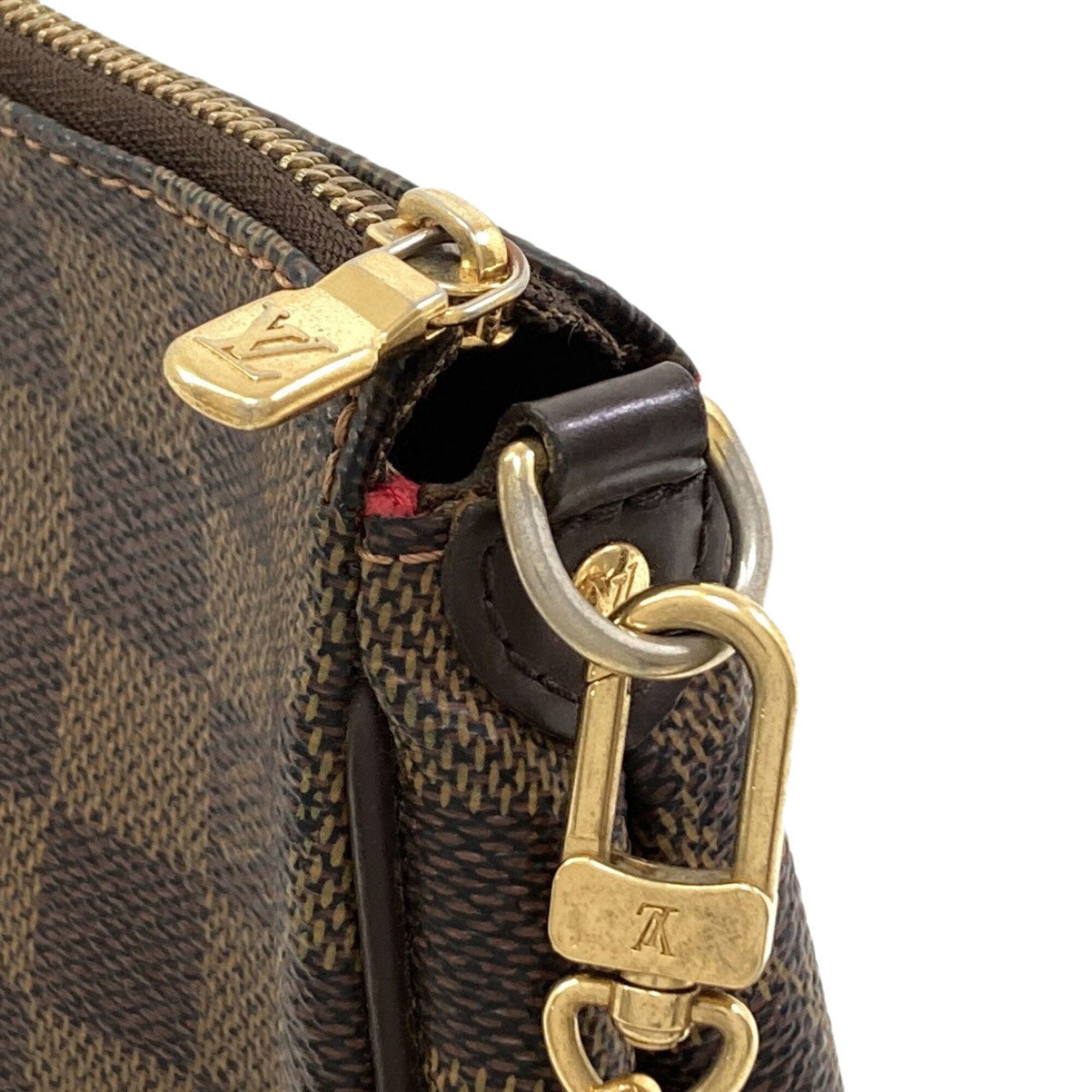 Louis Vuitton Damier Damier Canvas Ebene Damier Canvas Handbag (Pre-Owned)