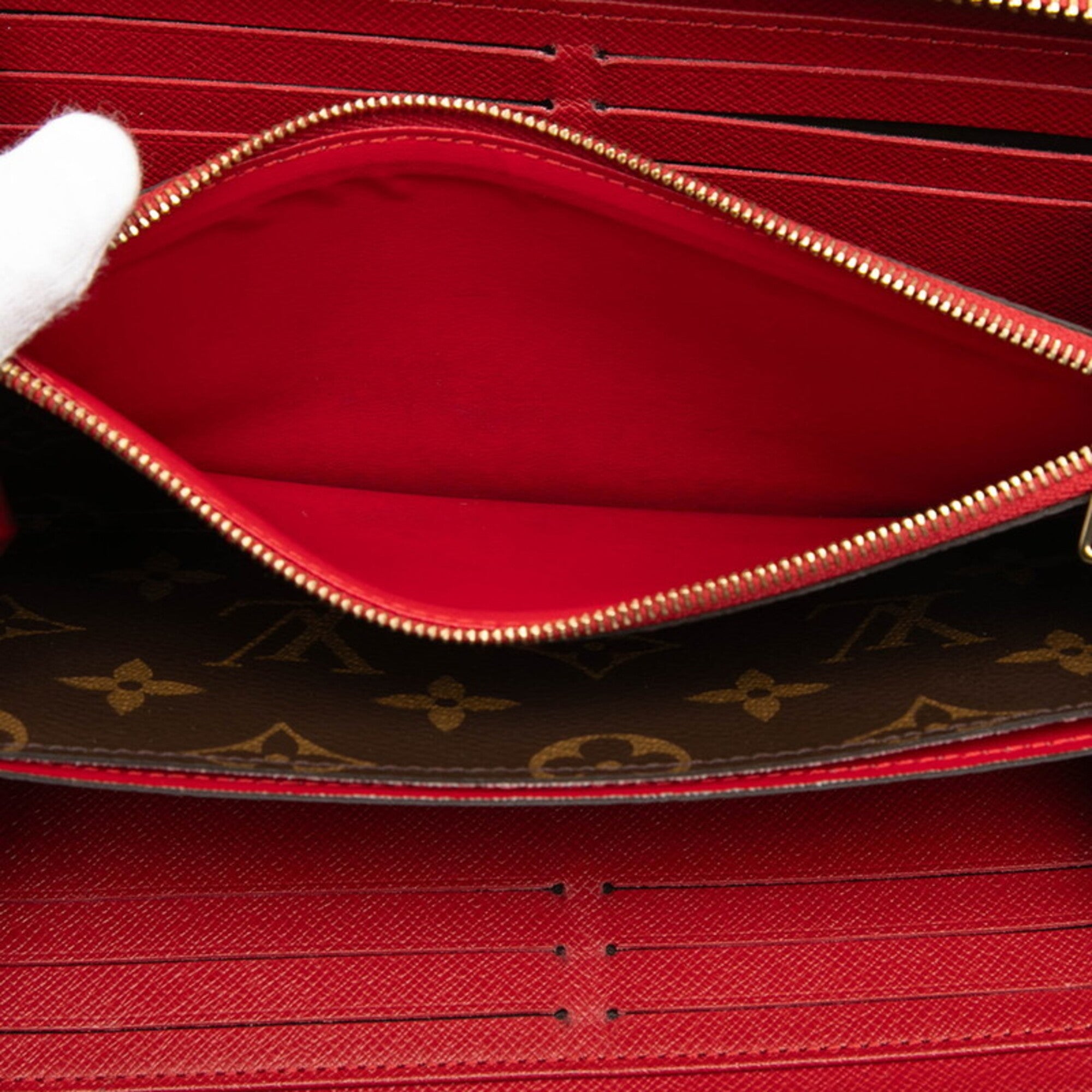 Louis Vuitton Monogram Brown Cerise Monogram Monogram Coin Purse/Coin Case (Pre-Owned)