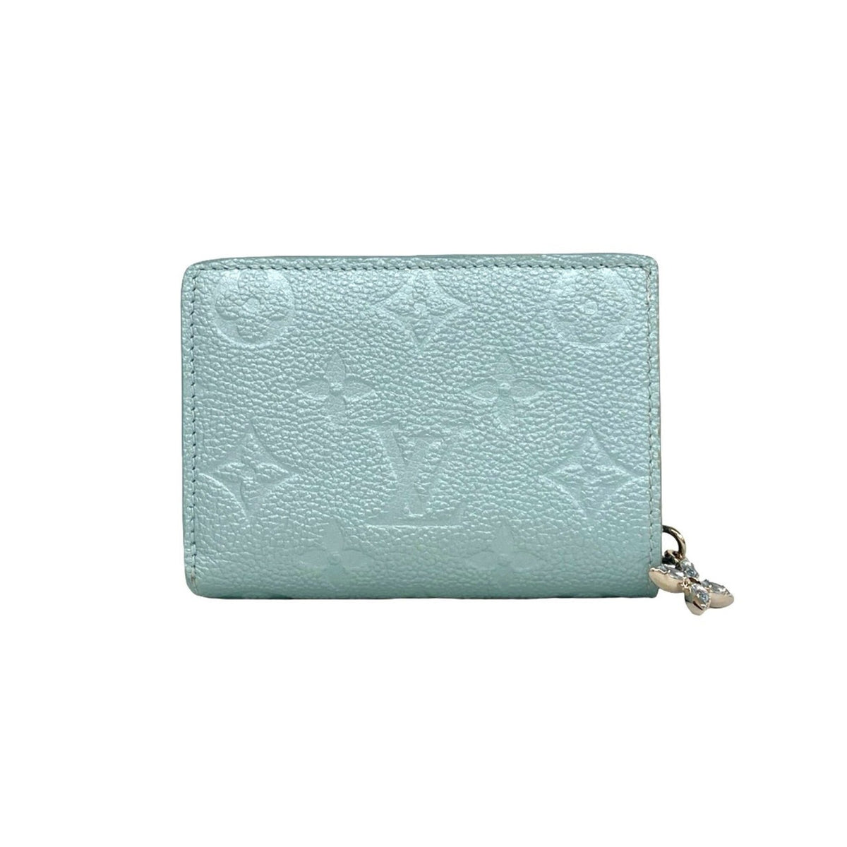 Louis Vuitton Blue Leather Wallet (Bi-Fold) (Pre-Owned)