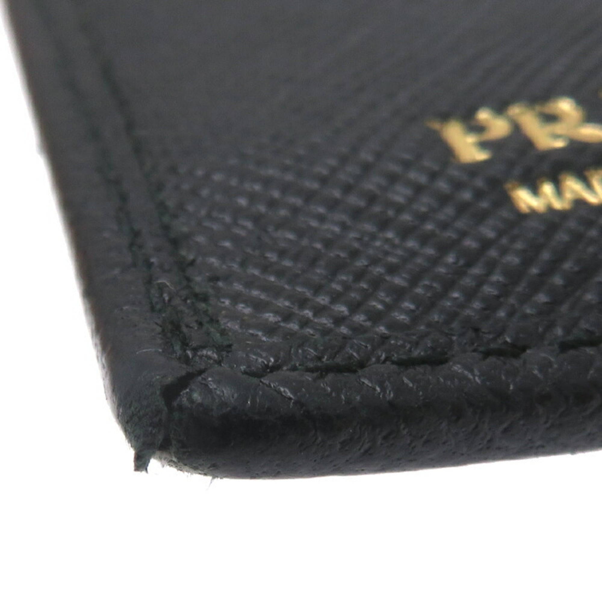 Prada Nero Leather Wallet (Bi-Fold) (Pre-Owned)