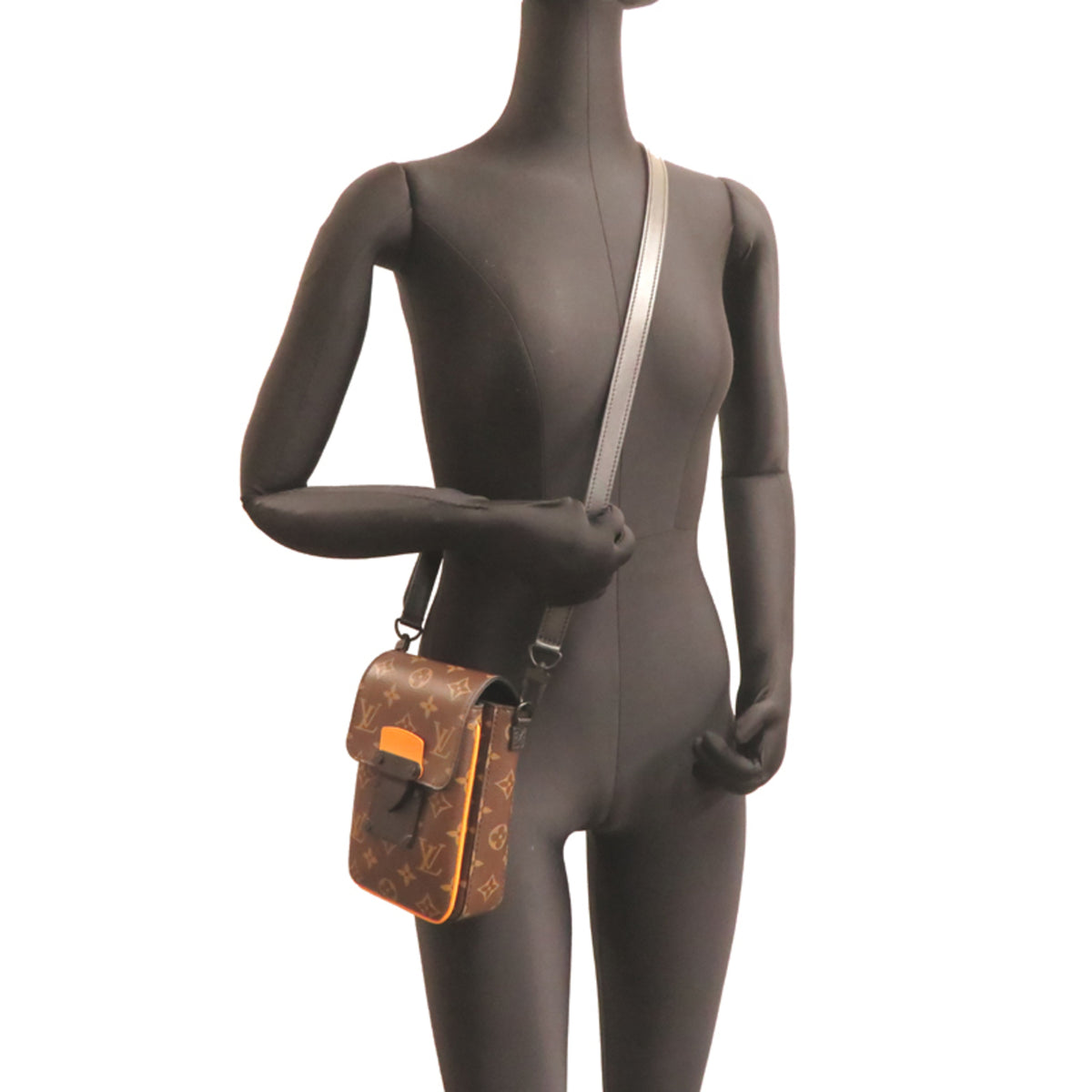 Louis Vuitton Brown Yellow Monogram Shoulder Bag (Pre-Owned)