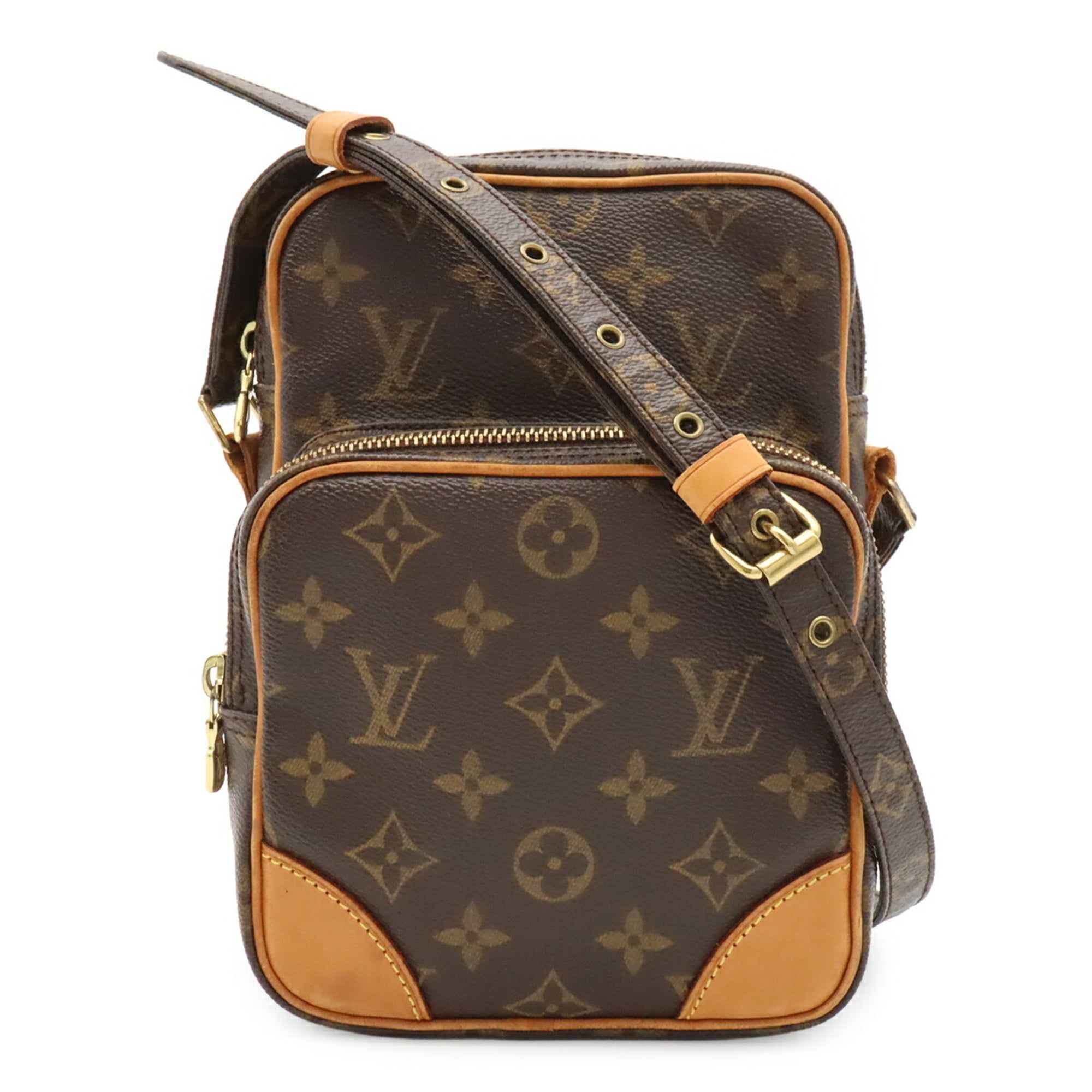 Louis Vuitton Brown Monogram Canvas Pochette Shoulder Bag (Pre-Owned)