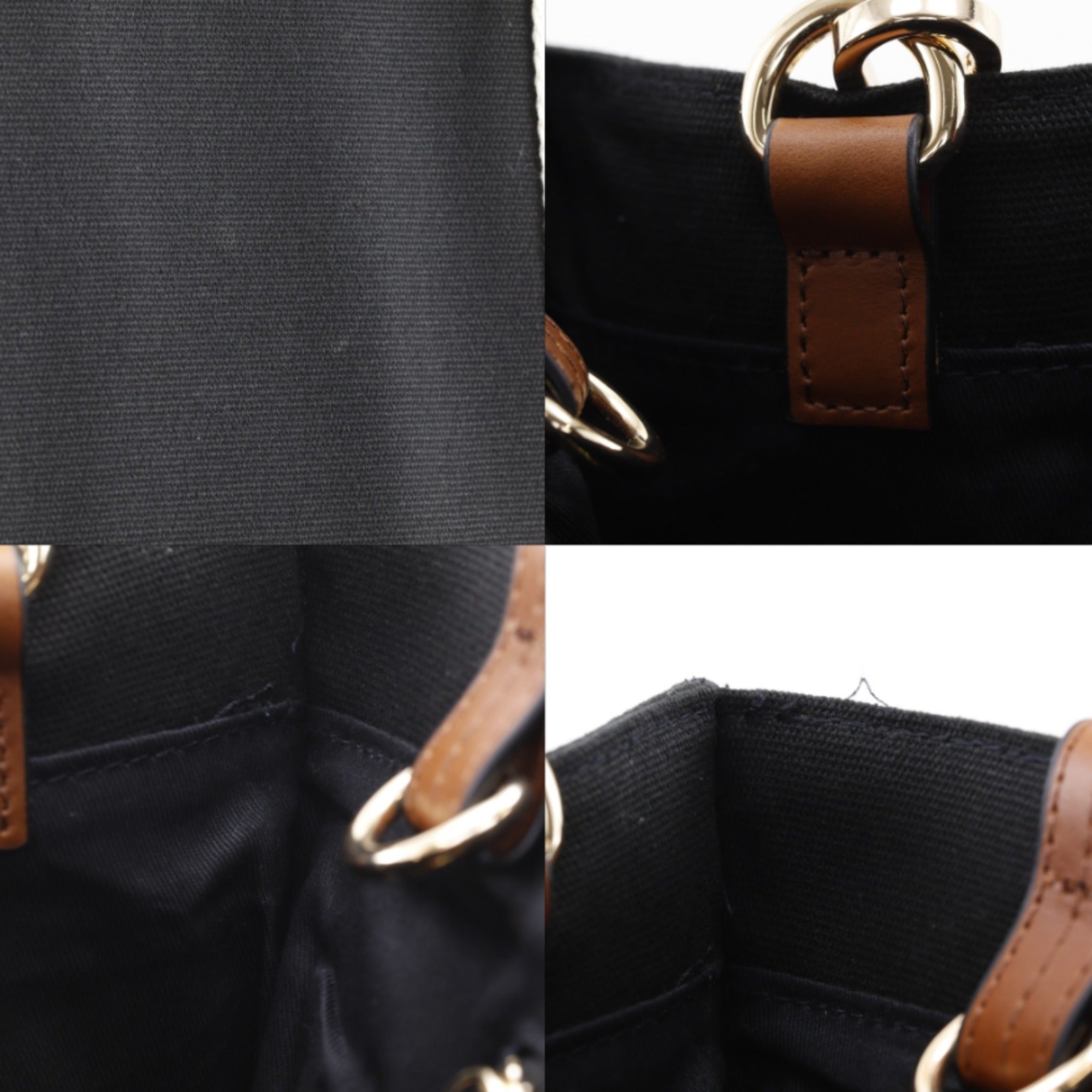 Chloé Black Canvas Tote Bag (Pre-Owned)