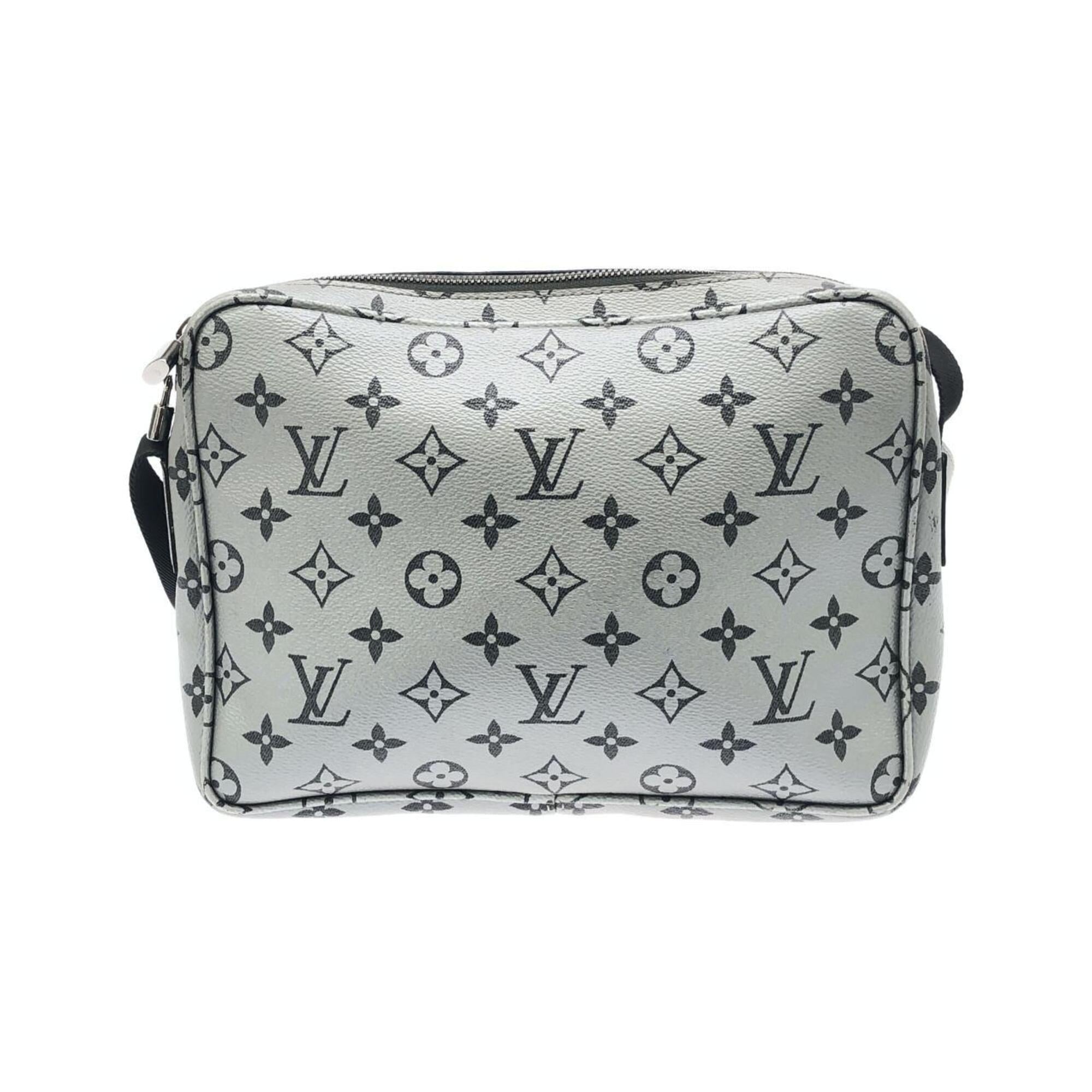 Louis Vuitton Monogram Silver Coated Canvas Shoulder Bag (Pre-Owned)