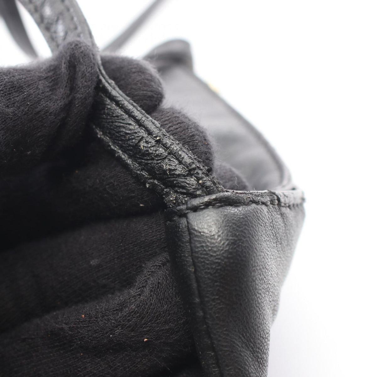 Loewe Black Leather Handbag Shoulder Bag (Pre-Owned)