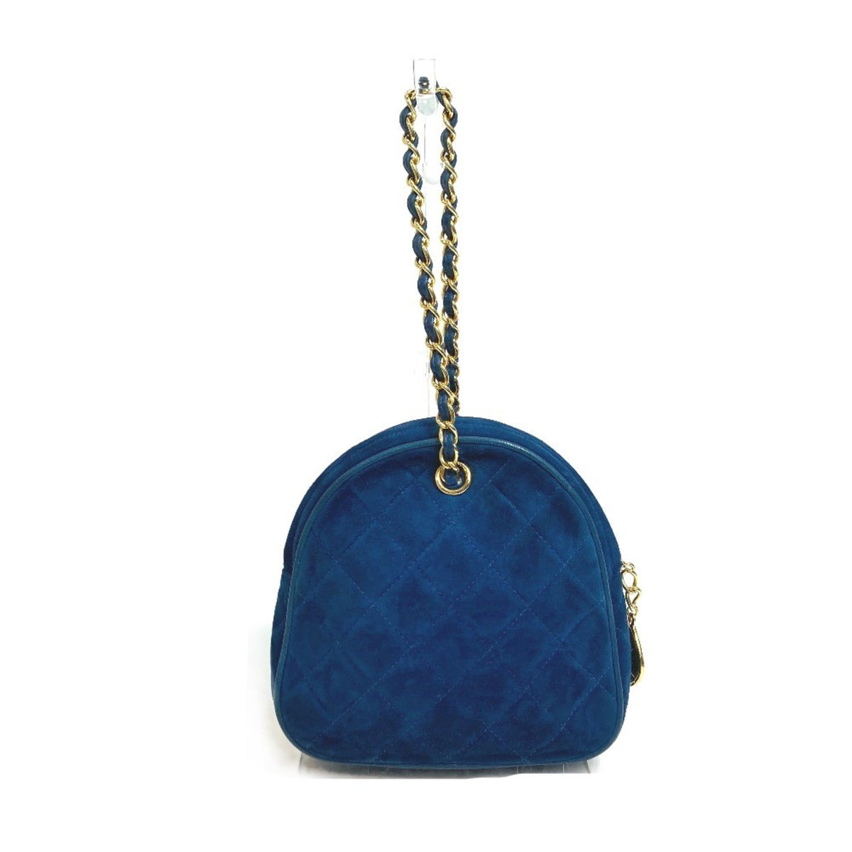 Chanel Blue Leather Handbag (Pre-Owned)