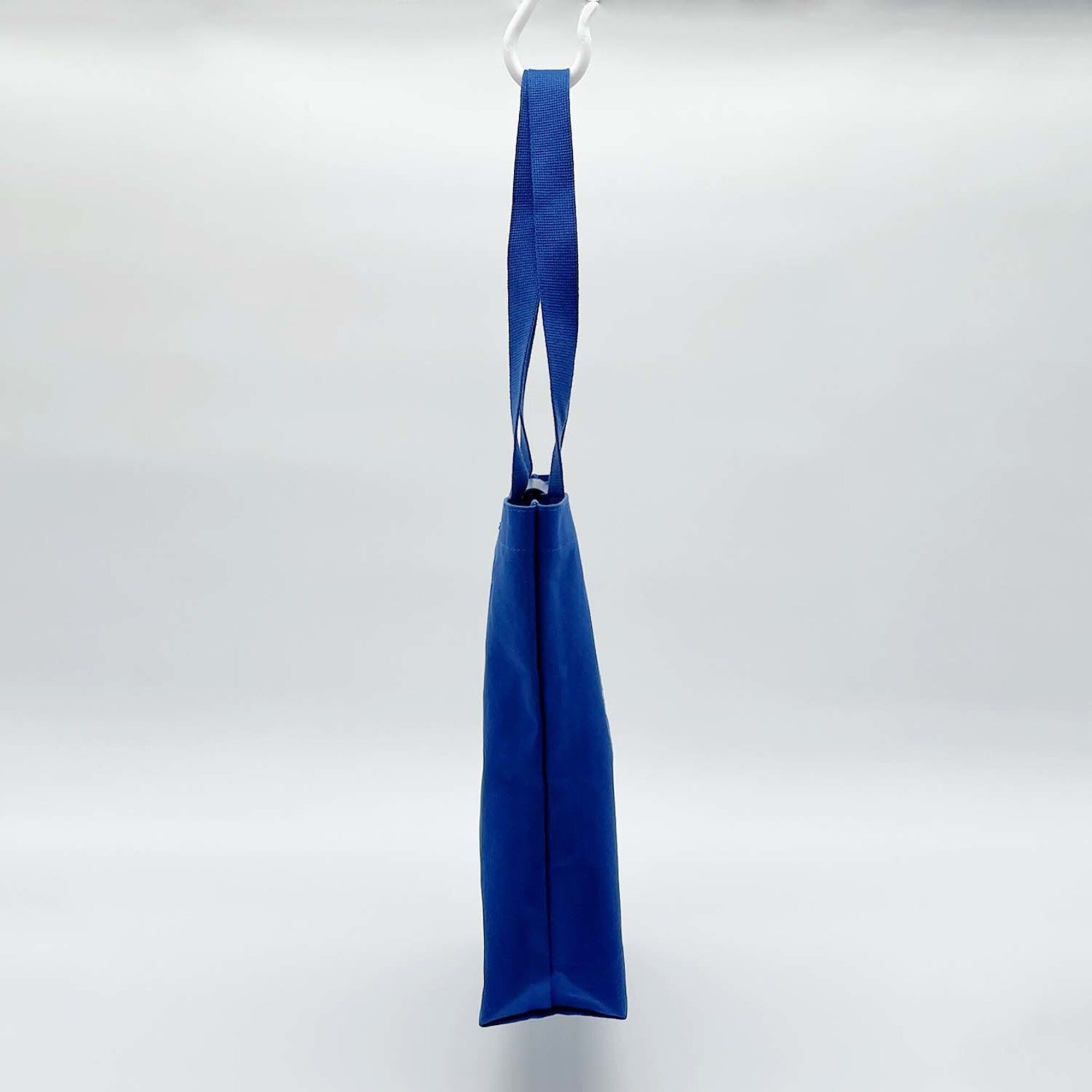 Longchamp Blue White Tote Bag (Pre-Owned)