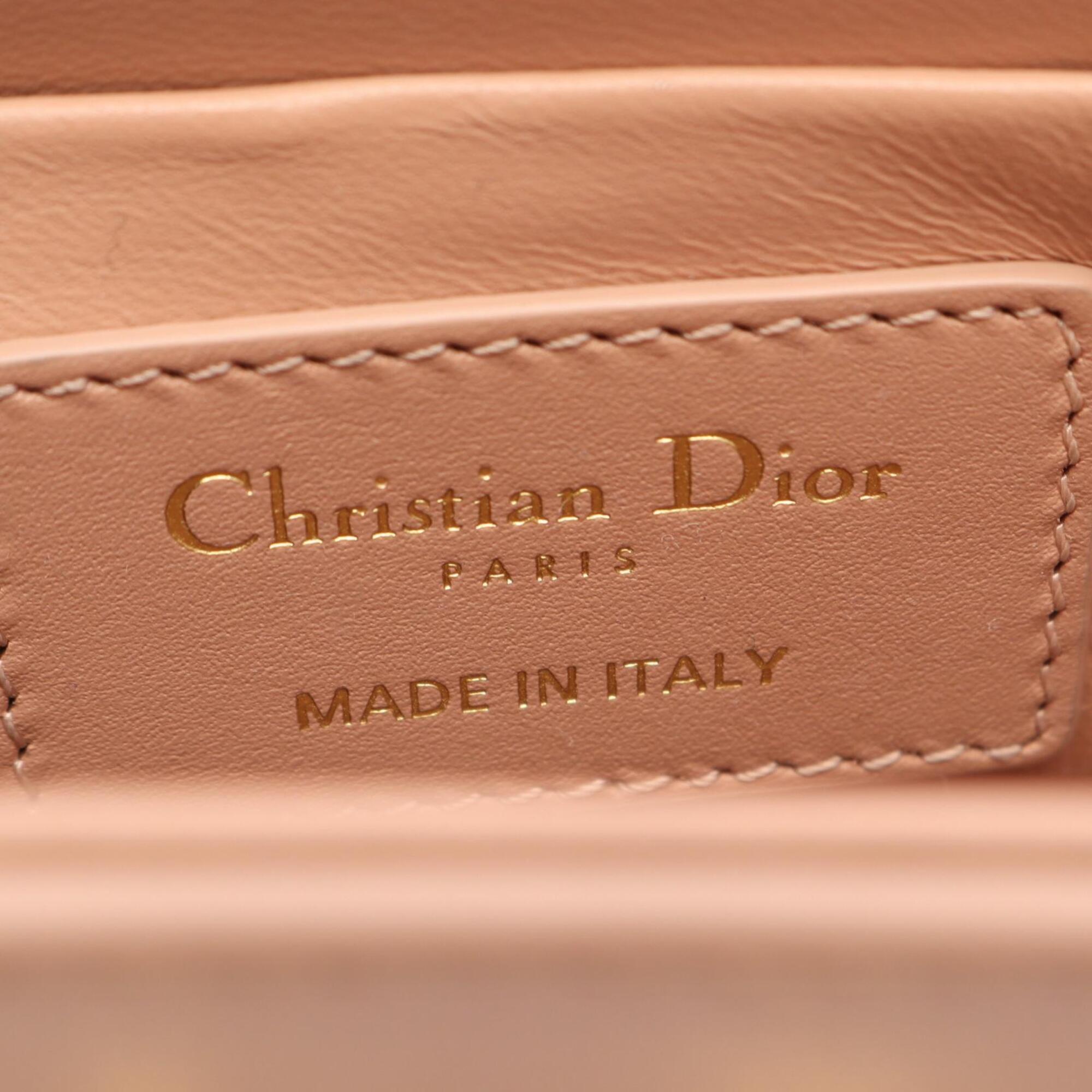 Christian Dior Pink Leather Handbag Shoulder Bag (Pre-Owned)