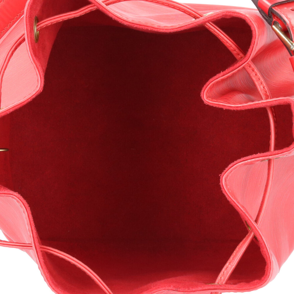 Louis Vuitton Castilian Red Red Color Epi Leather Shoulder Bag (Pre-Owned)