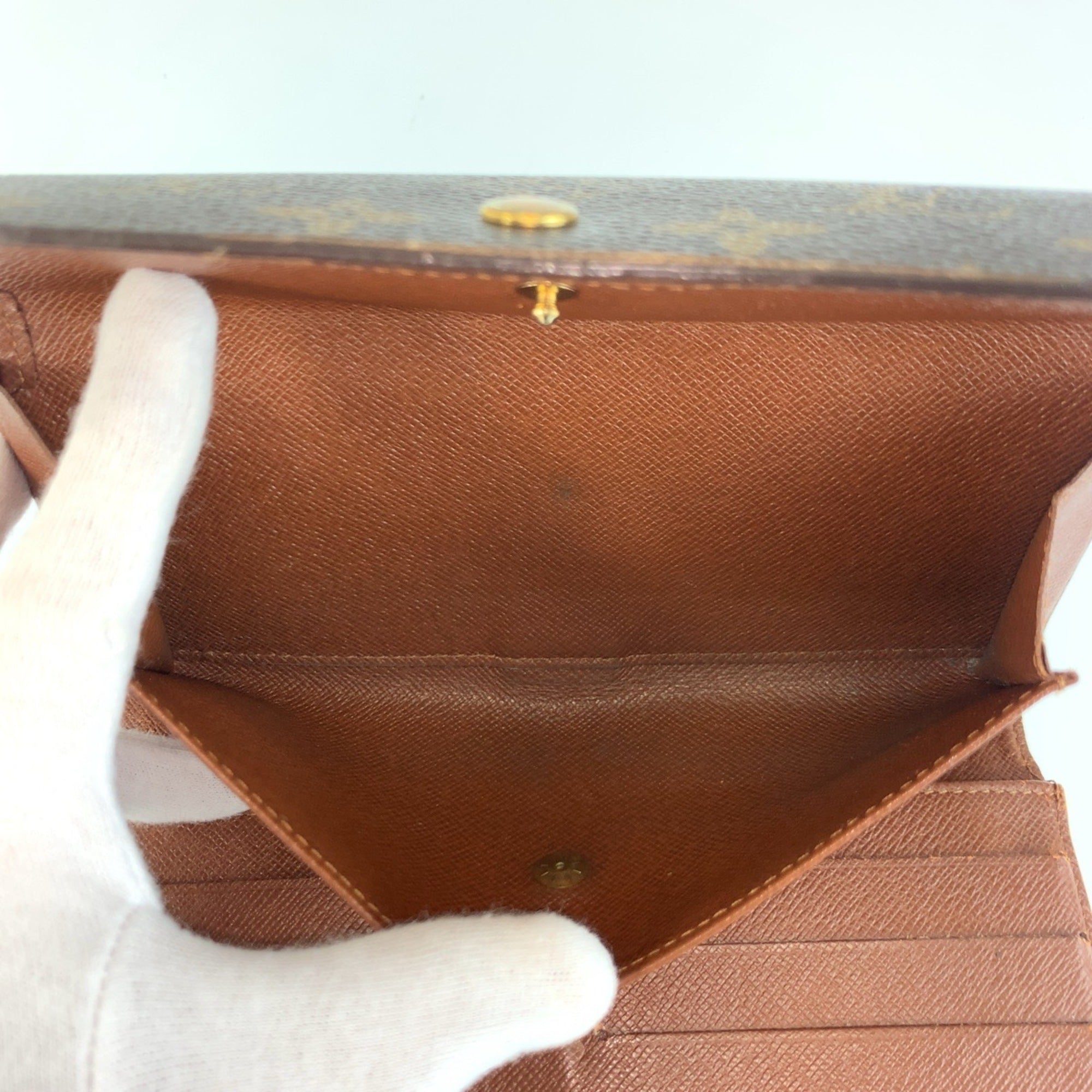 Louis Vuitton Brown Monogram Monogram Long Wallet (Tri-Fold) (Pre-Owned)