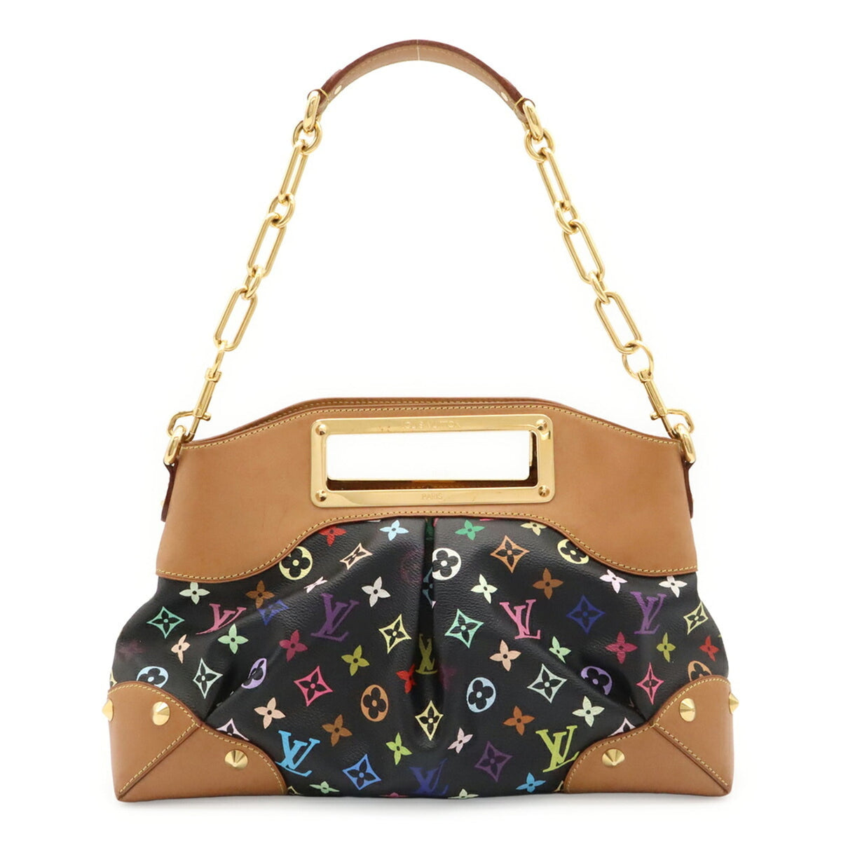 Louis Vuitton Black Monogram Multi-Color Noir Monogram Multicolore Handbag Shoulder Bag (Pre-Owned)