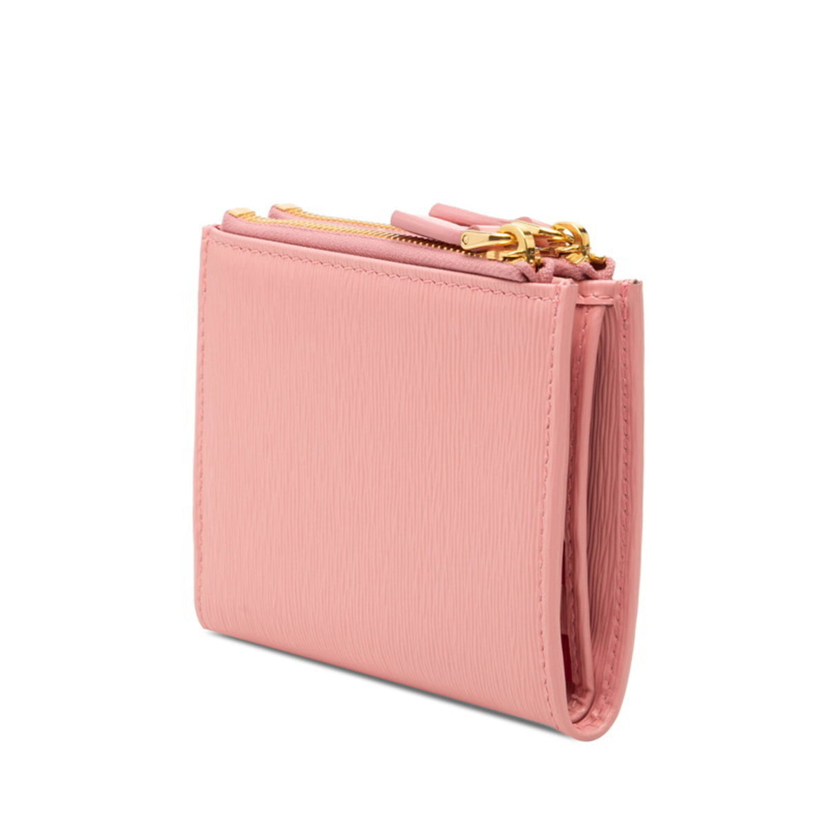 Prada Pink Leather Wallet (Bi-Fold) (Pre-Owned)