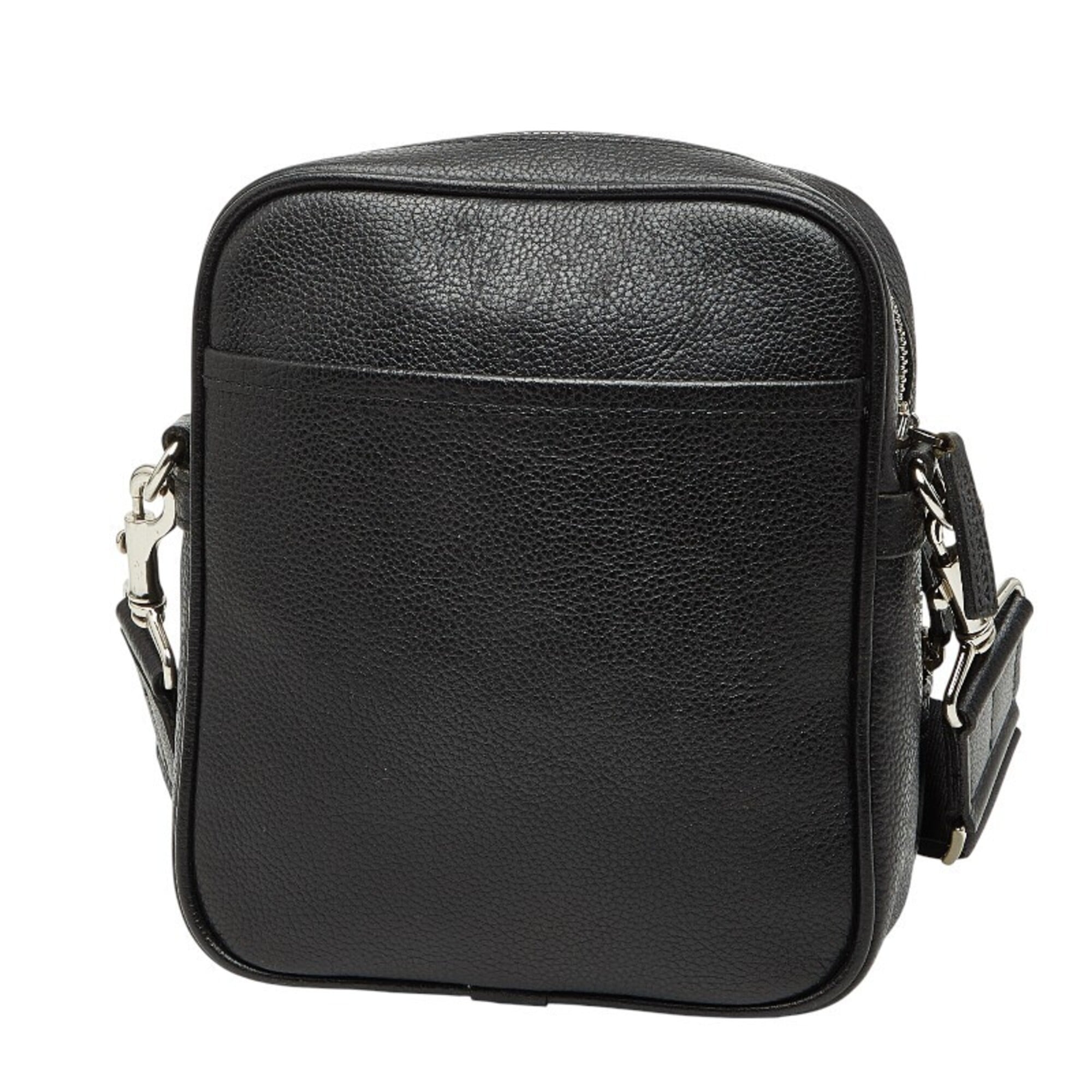 Burberry Black Leather Shoulder Bag (Pre-Owned)
