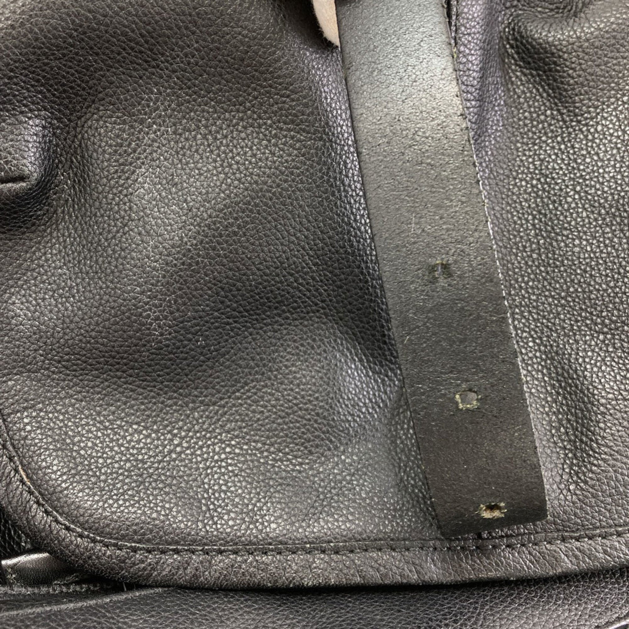 Coach Black Leather Backpack (Pre-Owned)