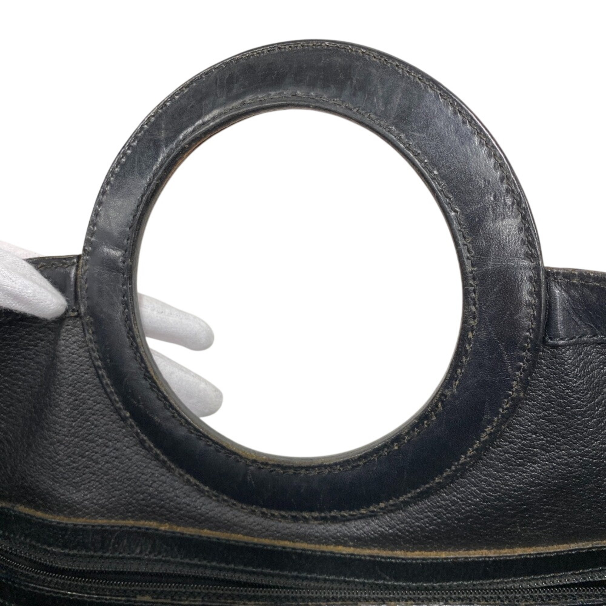 Celine Black Leather Handbag (Pre-Owned)