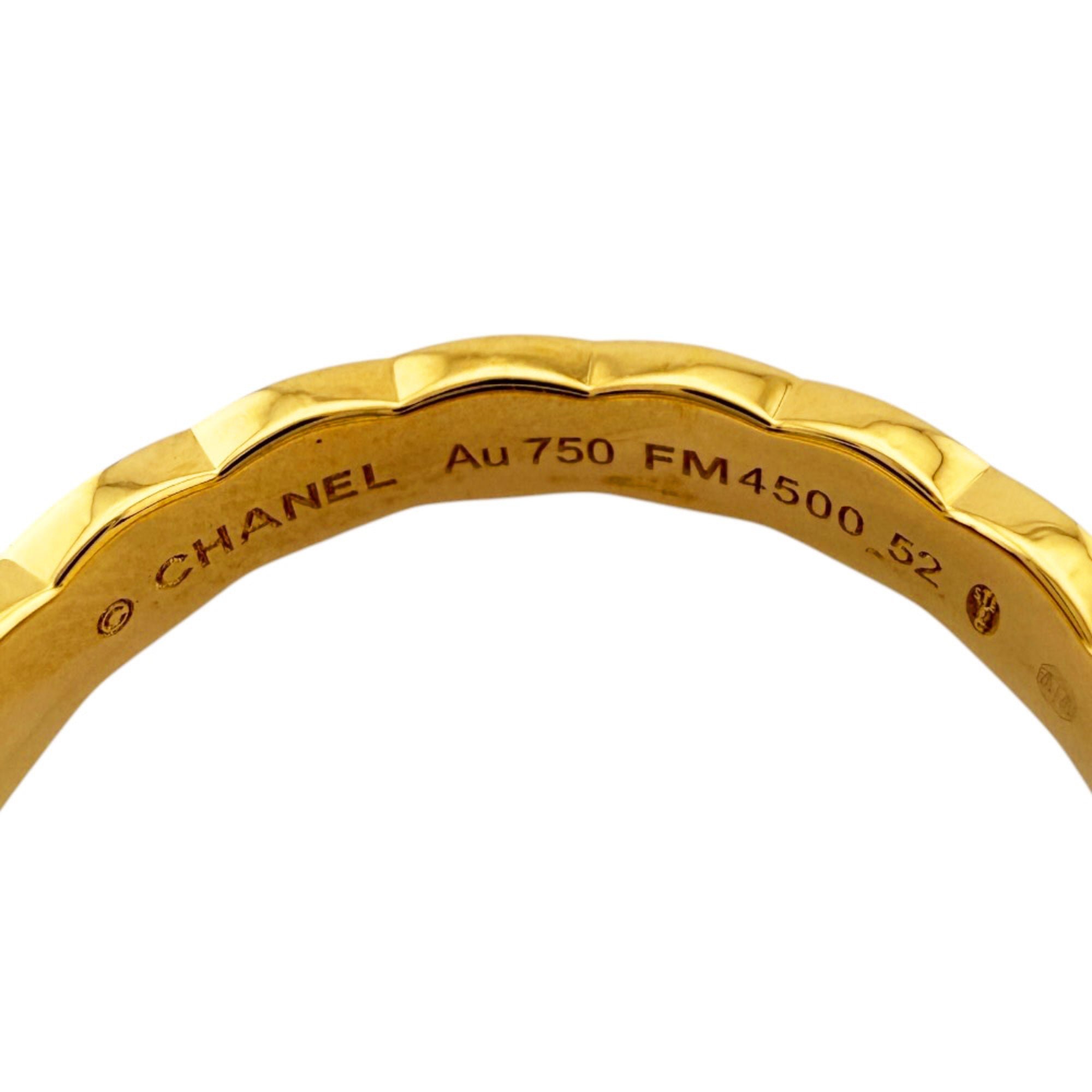 Chanel Yellow Gold Yellow Gold (18K) Band Ring (Pre-Owned)