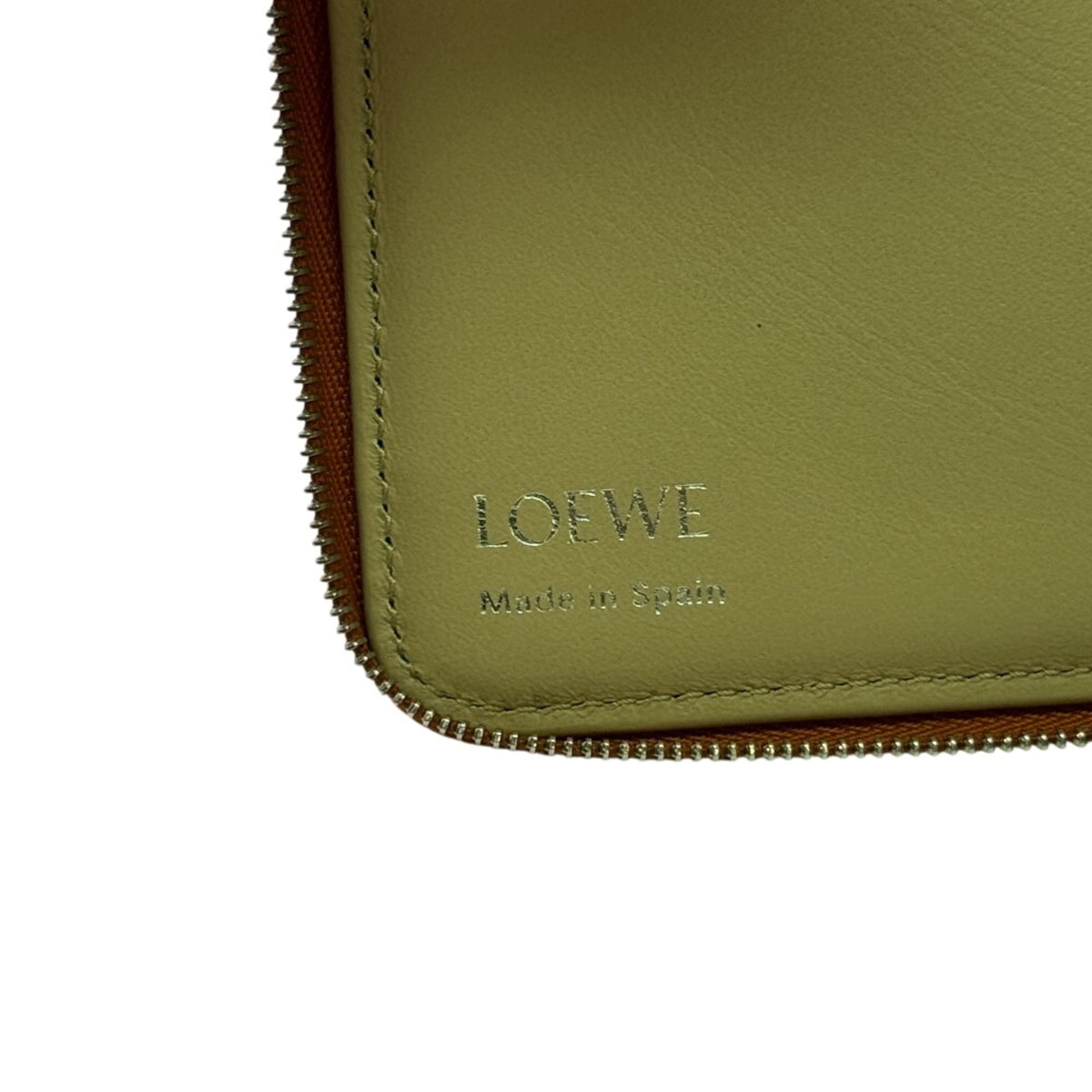 Loewe Orange Leather Wallet (Bi-Fold) (Pre-Owned)
