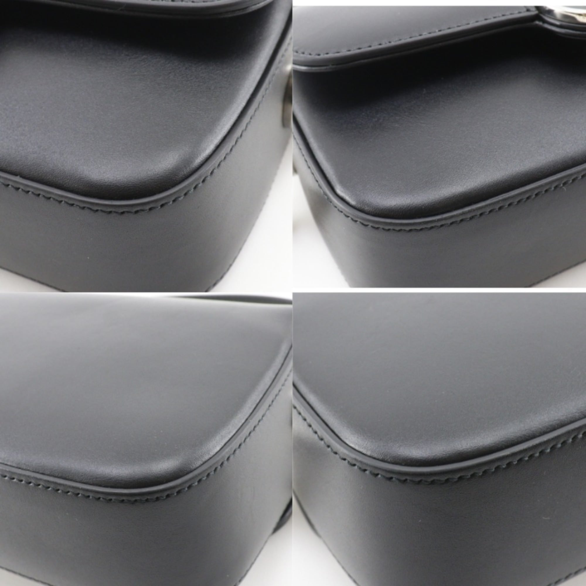 Gucci Black Leather Shoulder Bag (Pre-Owned)