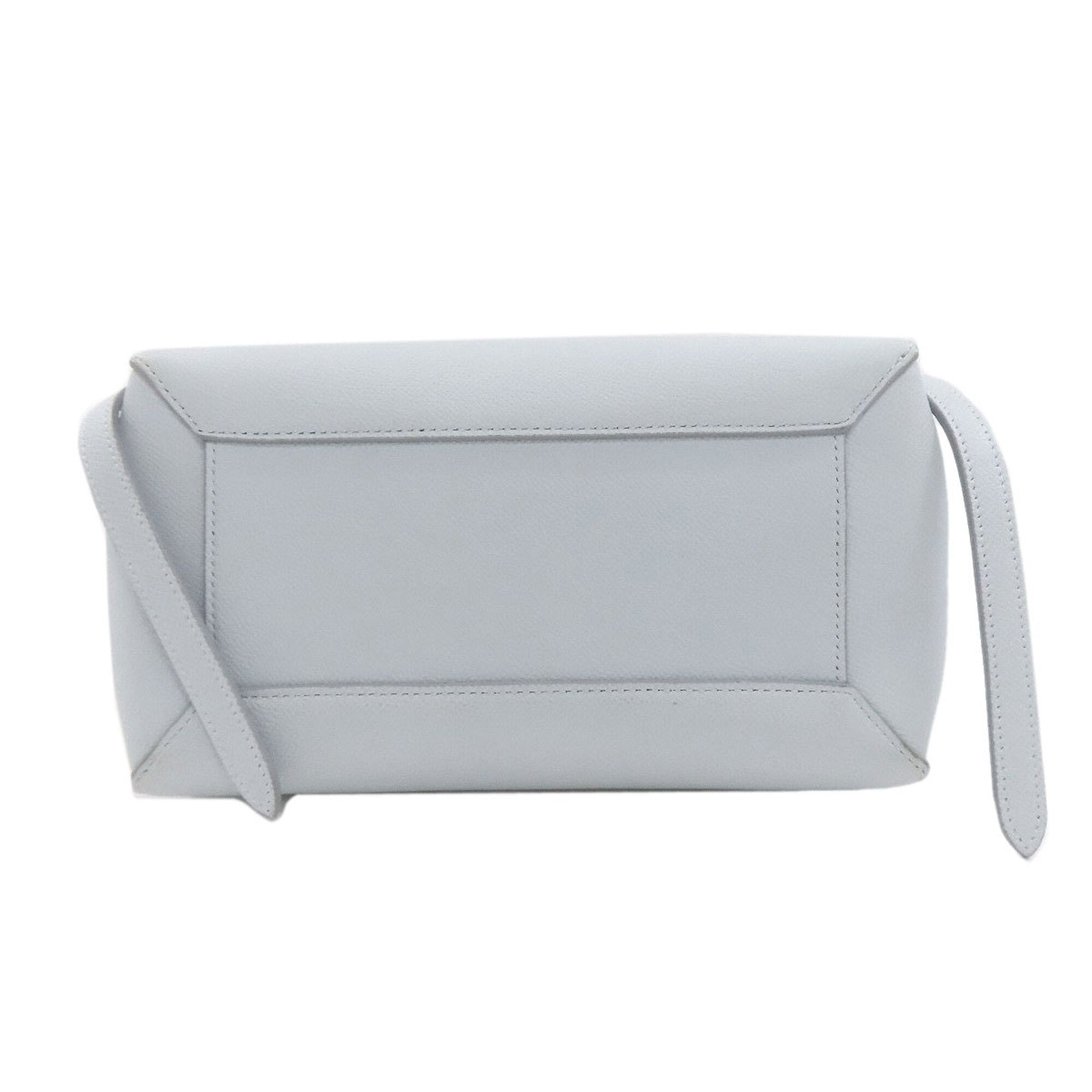 Celine Light Blue Leather Handbag (Pre-Owned)