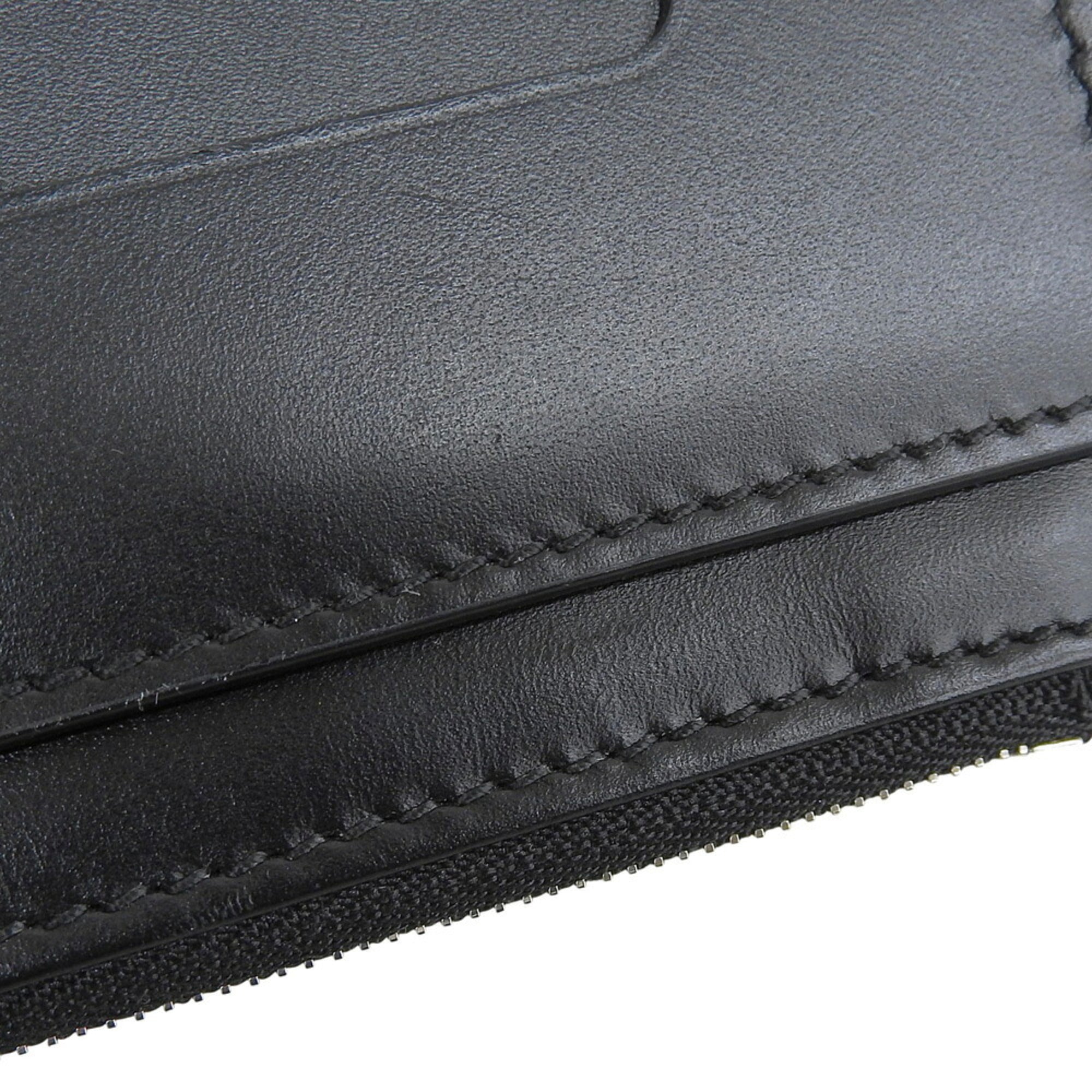 Gucci Black Leather Coin Purse/Coin Case (Pre-Owned)