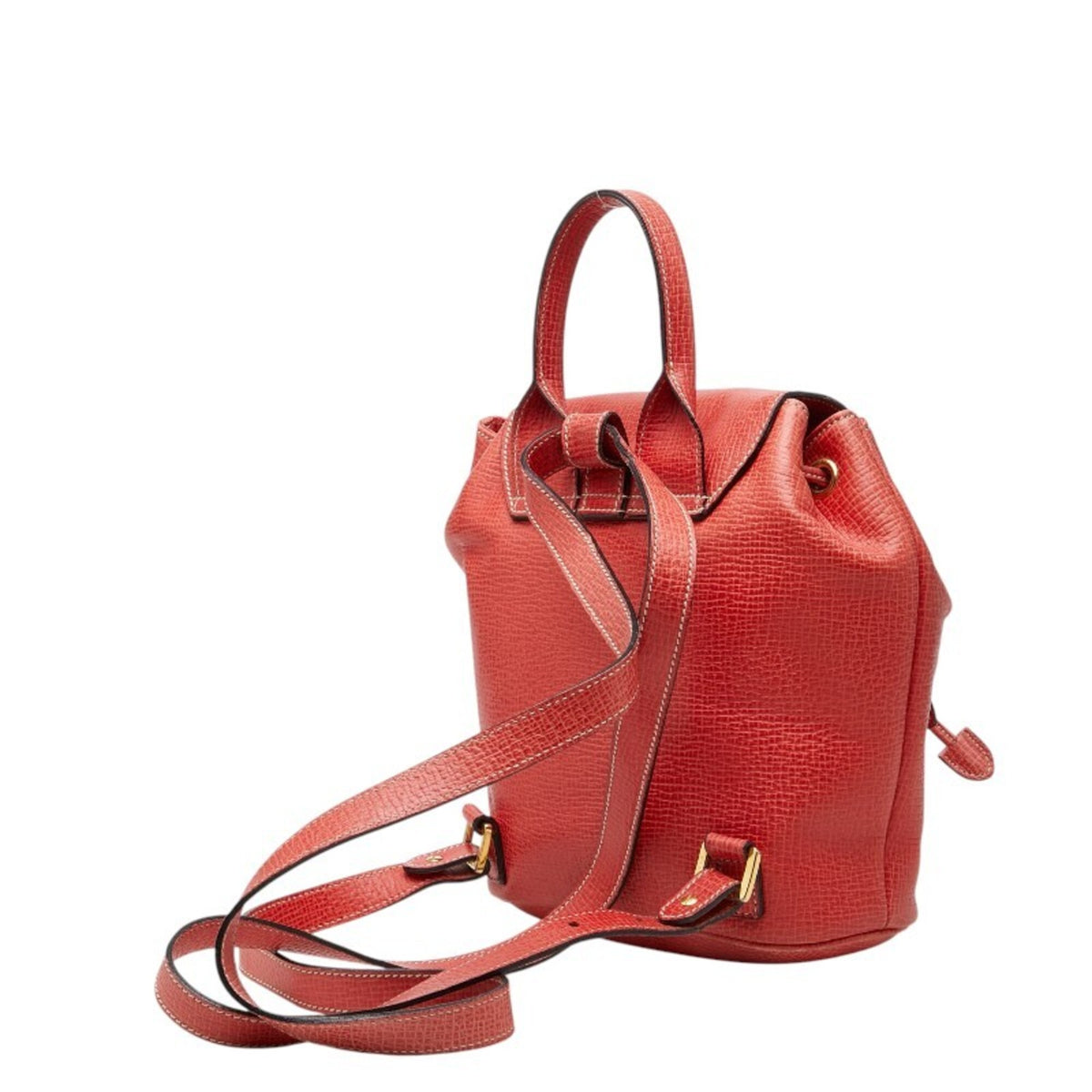 Loewe Red Color Leather Backpack (Pre-Owned)