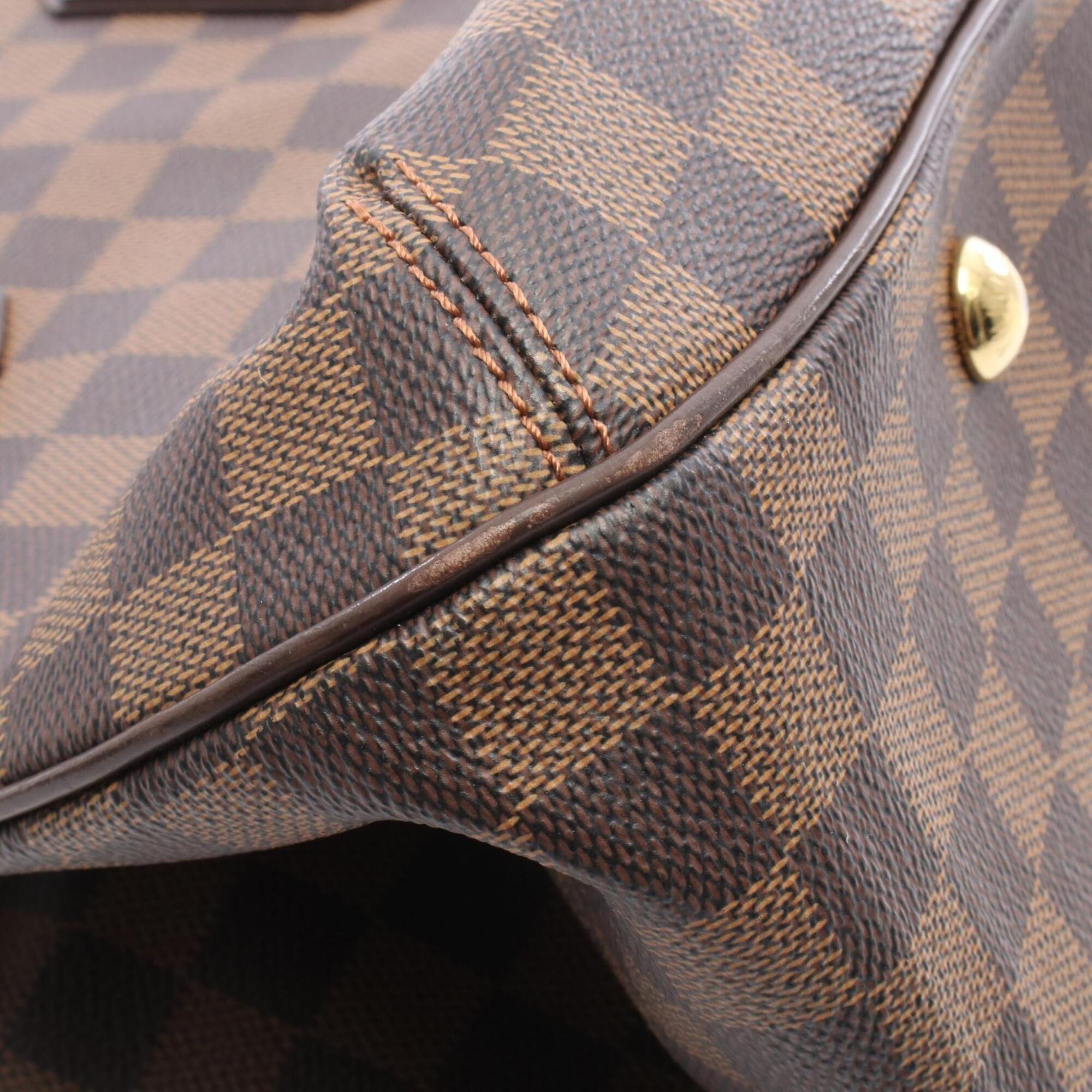 Louis Vuitton Brown Damier Canvas Coated Canvas Handbag (Pre-Owned)