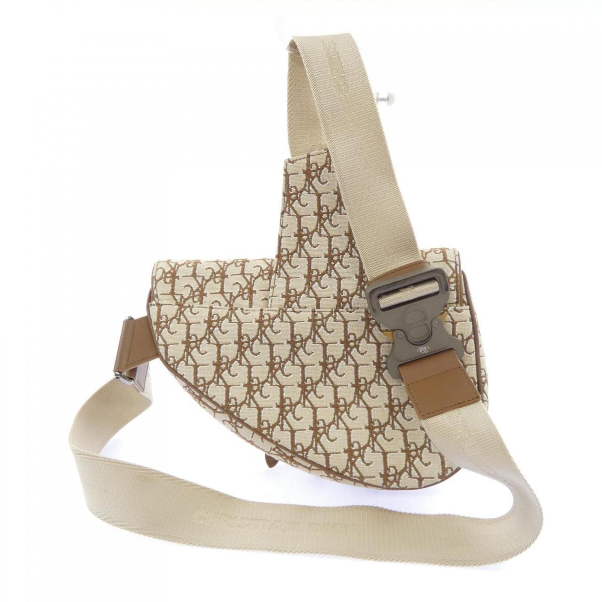 Christian Dior Beige Brown Handbag (Pre-Owned)
