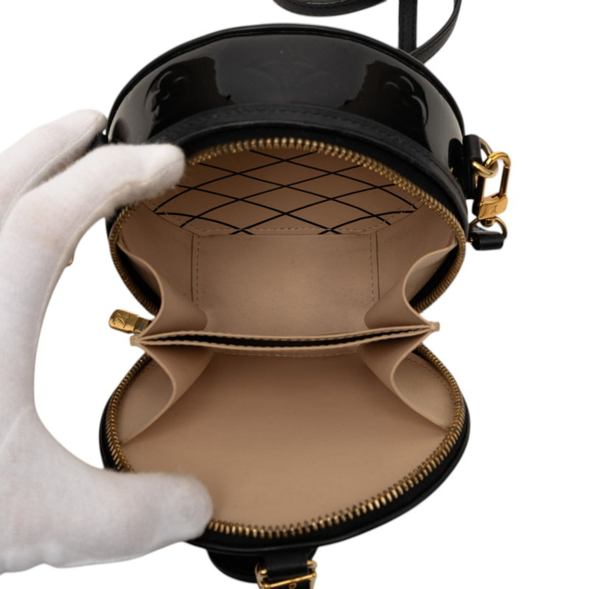 Louis Vuitton Black Monogram Noir Patent Leather Shoulder Bag (Pre-Owned)