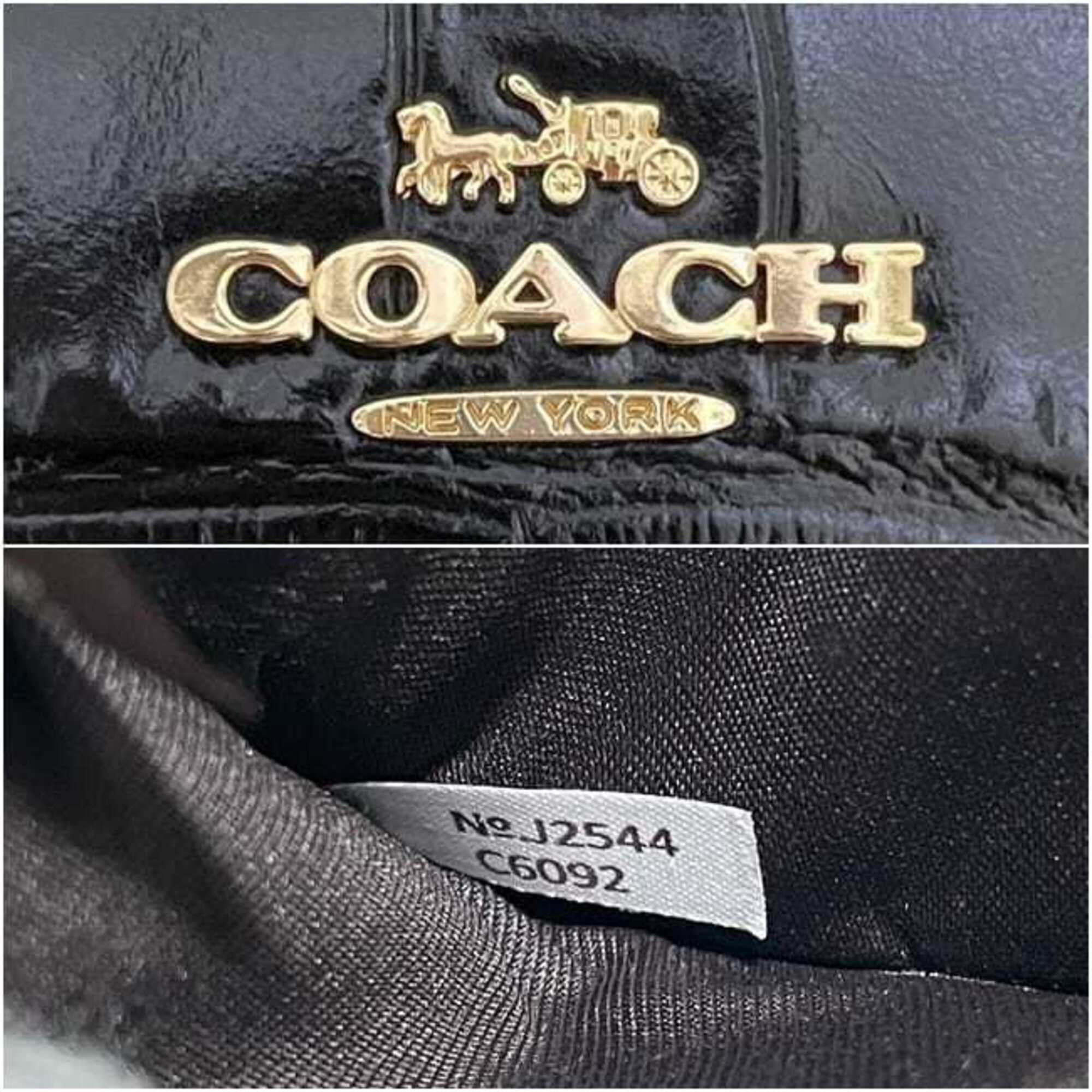 Coach Black Leather Wallet (Bi-Fold) (Pre-Owned)