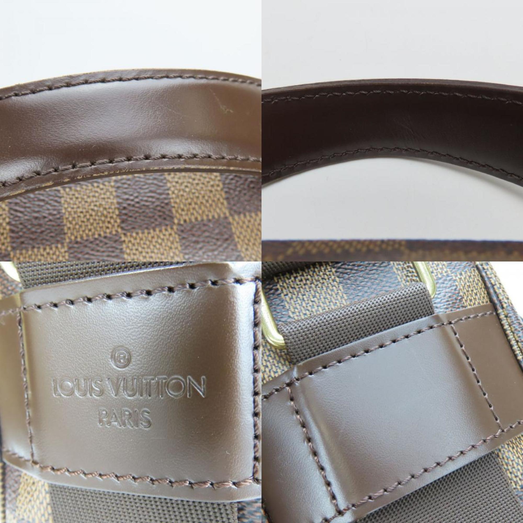 Louis Vuitton Brown Ebene Damier Canvas Handbag Shoulder Bag (Pre-Owned)