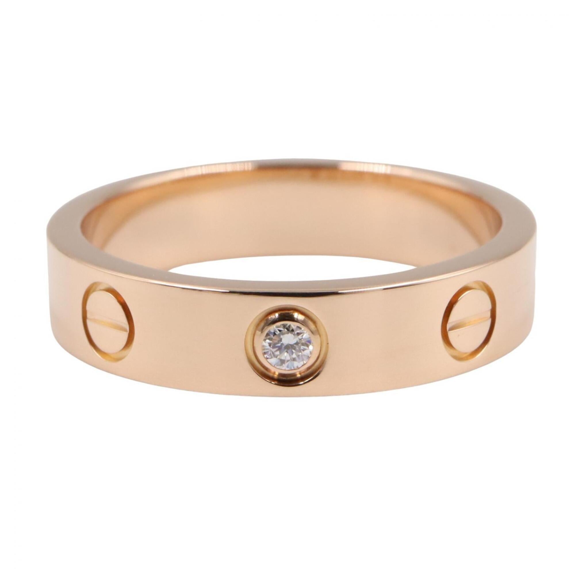 Cartier Gold Clear Pink Gold (18K) Band Ring (Pre-Owned)