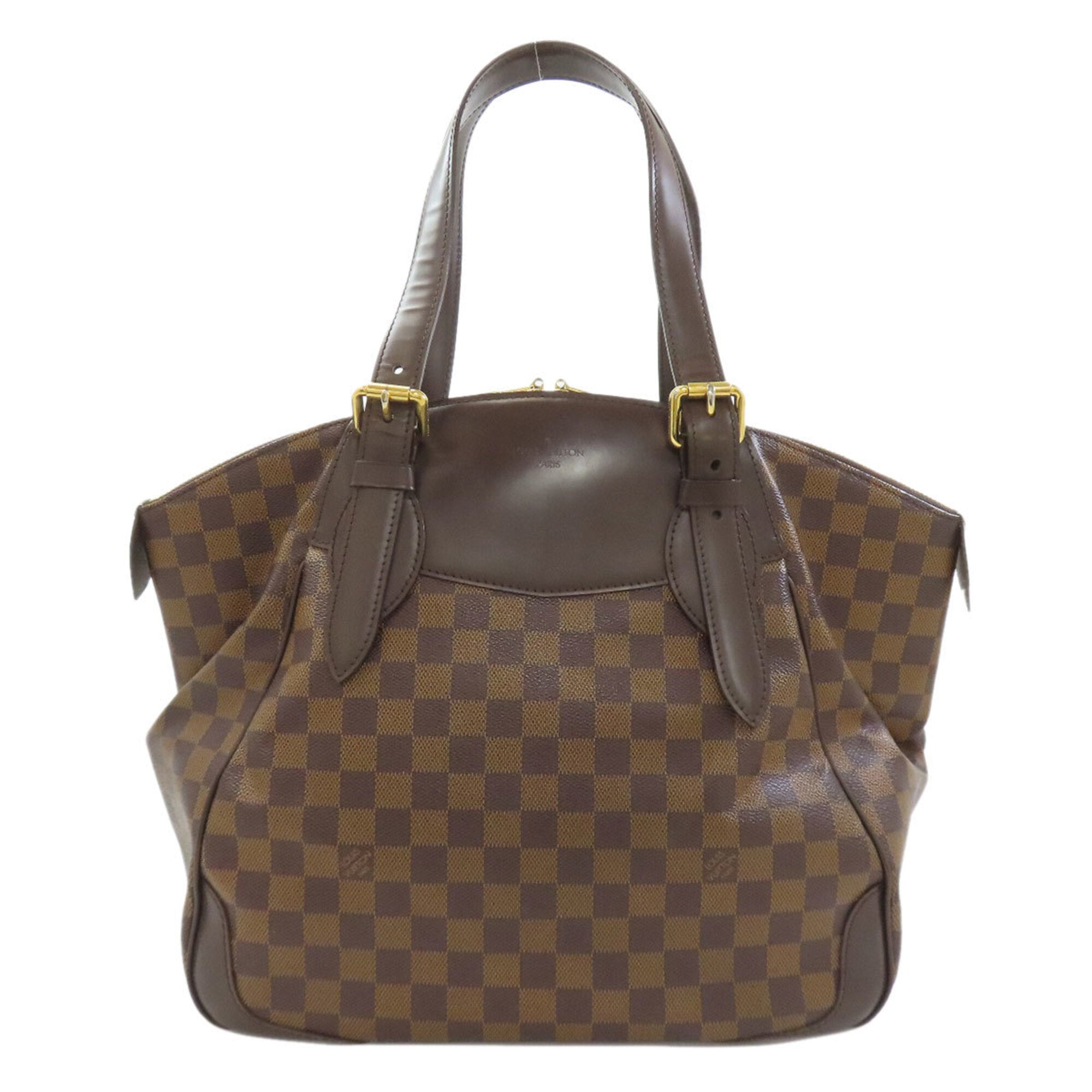 Louis Vuitton Damier Damier Canvas Ebene Damier Canvas Handbag (Pre-Owned)