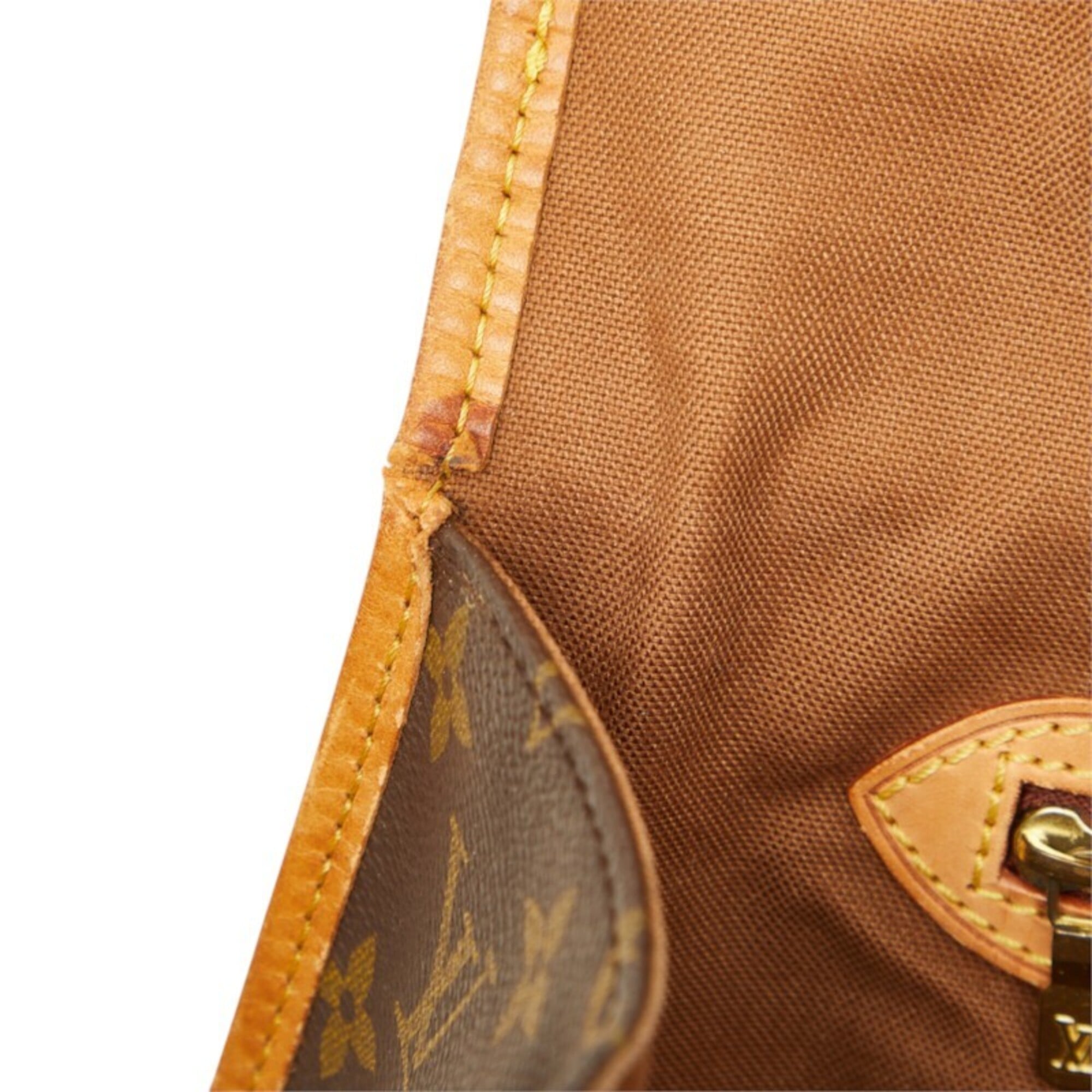 Louis Vuitton Black Brown Monogram Pvc Leather Handbag Shoulder Bag (Pre-Owned)