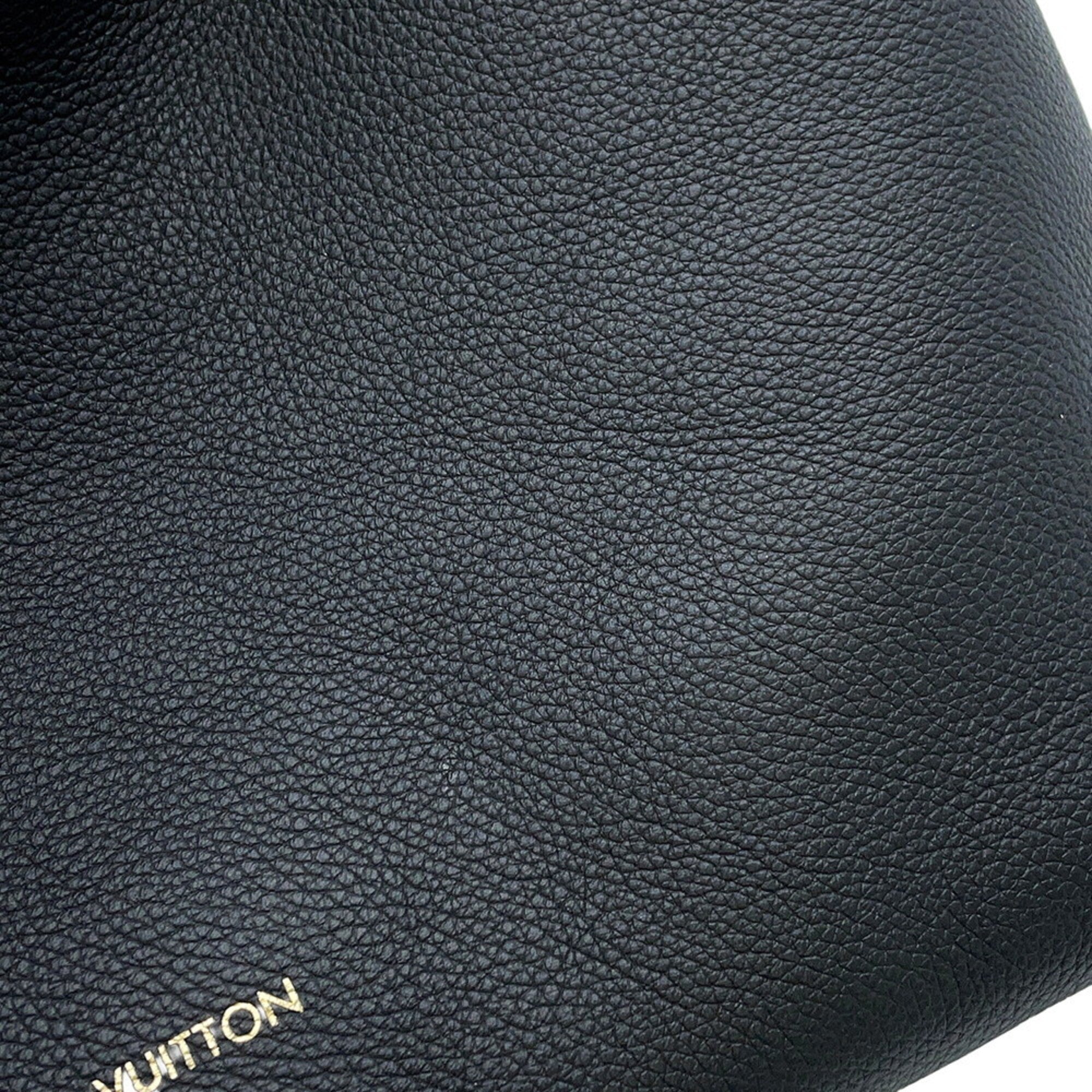 Louis Vuitton Monogram Black Noir Leather Handbag Shoulder Bag (Pre-Owned)