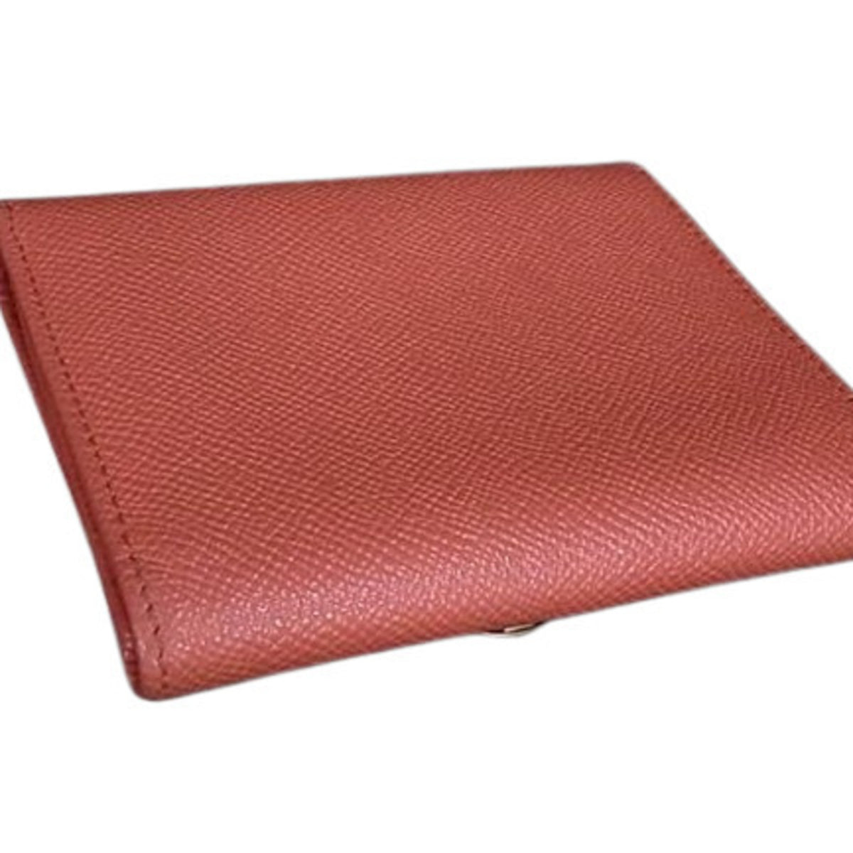 Bvlgari Orange Leather Wallet (Tri-Fold) (Pre-Owned)