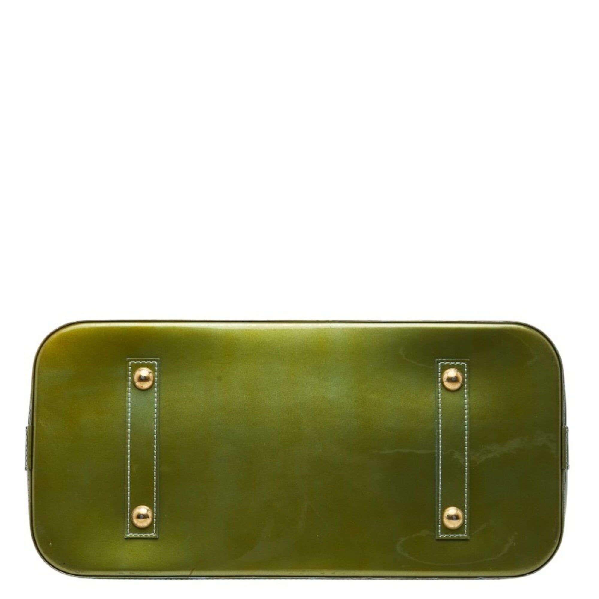 Louis Vuitton Green Patent Leather Handbag (Pre-Owned)
